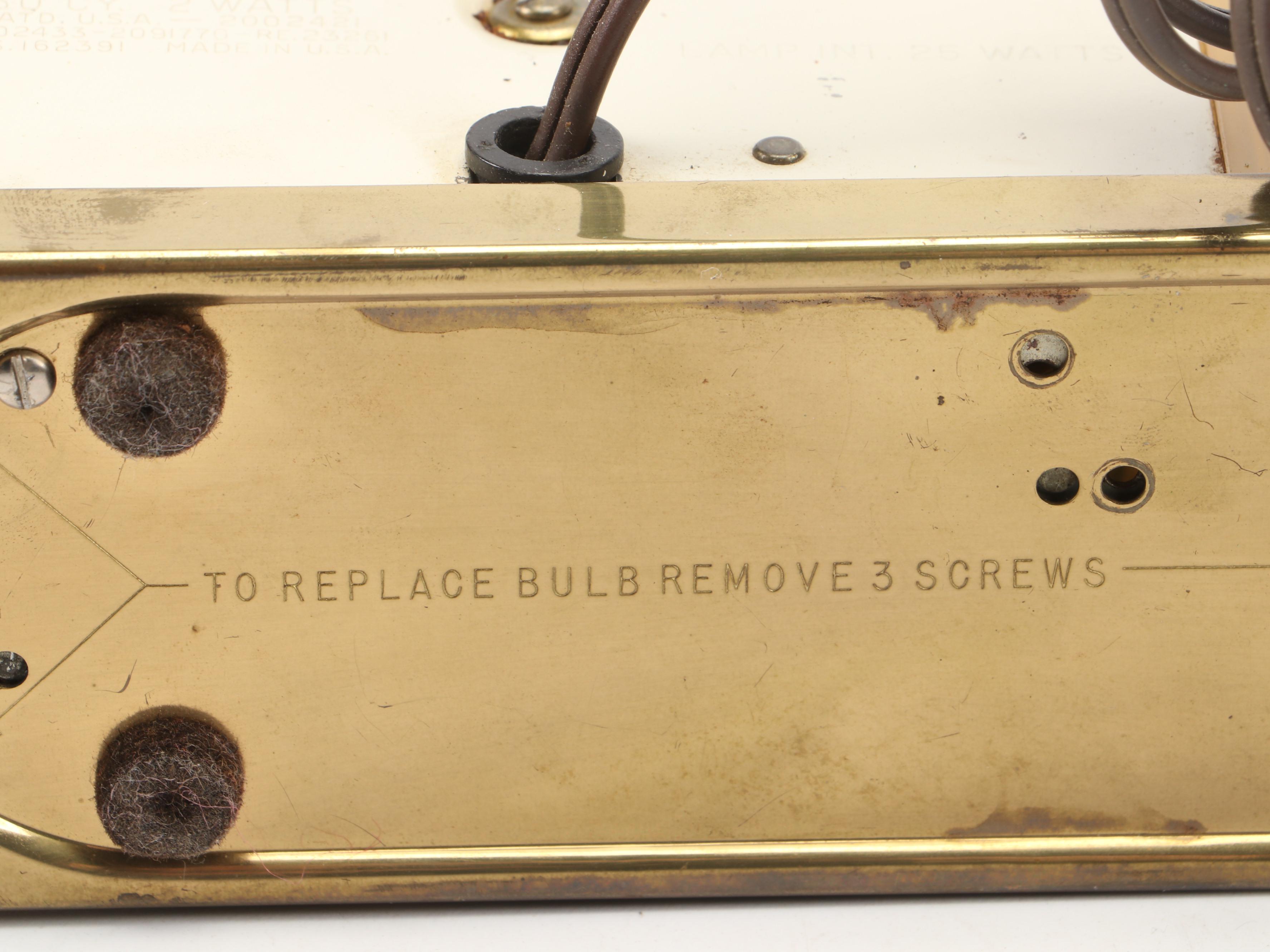 Westclox Moonbeam Art Deco Style Alarm Clock, Mid-20th Century