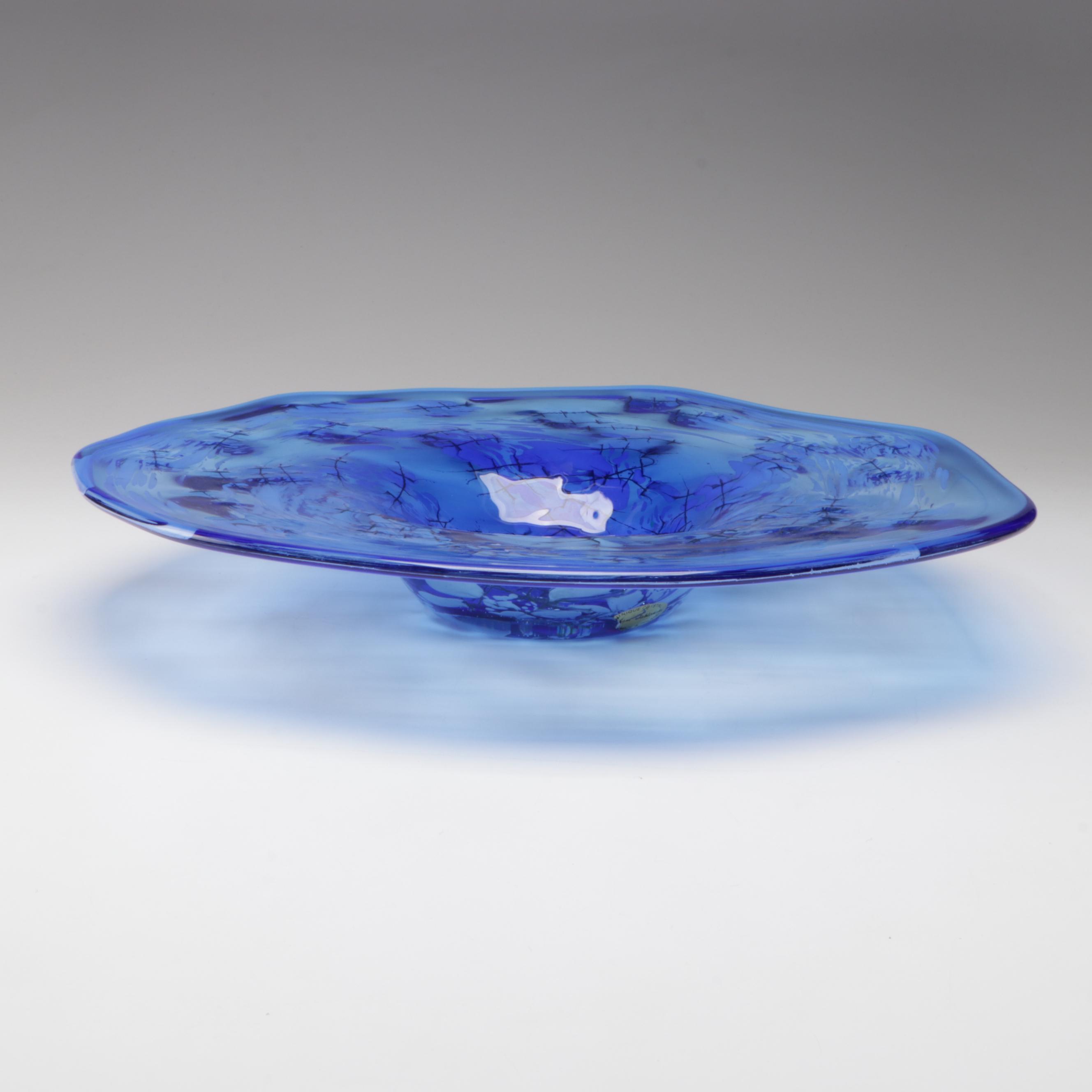 Polish Art Glass Bowl