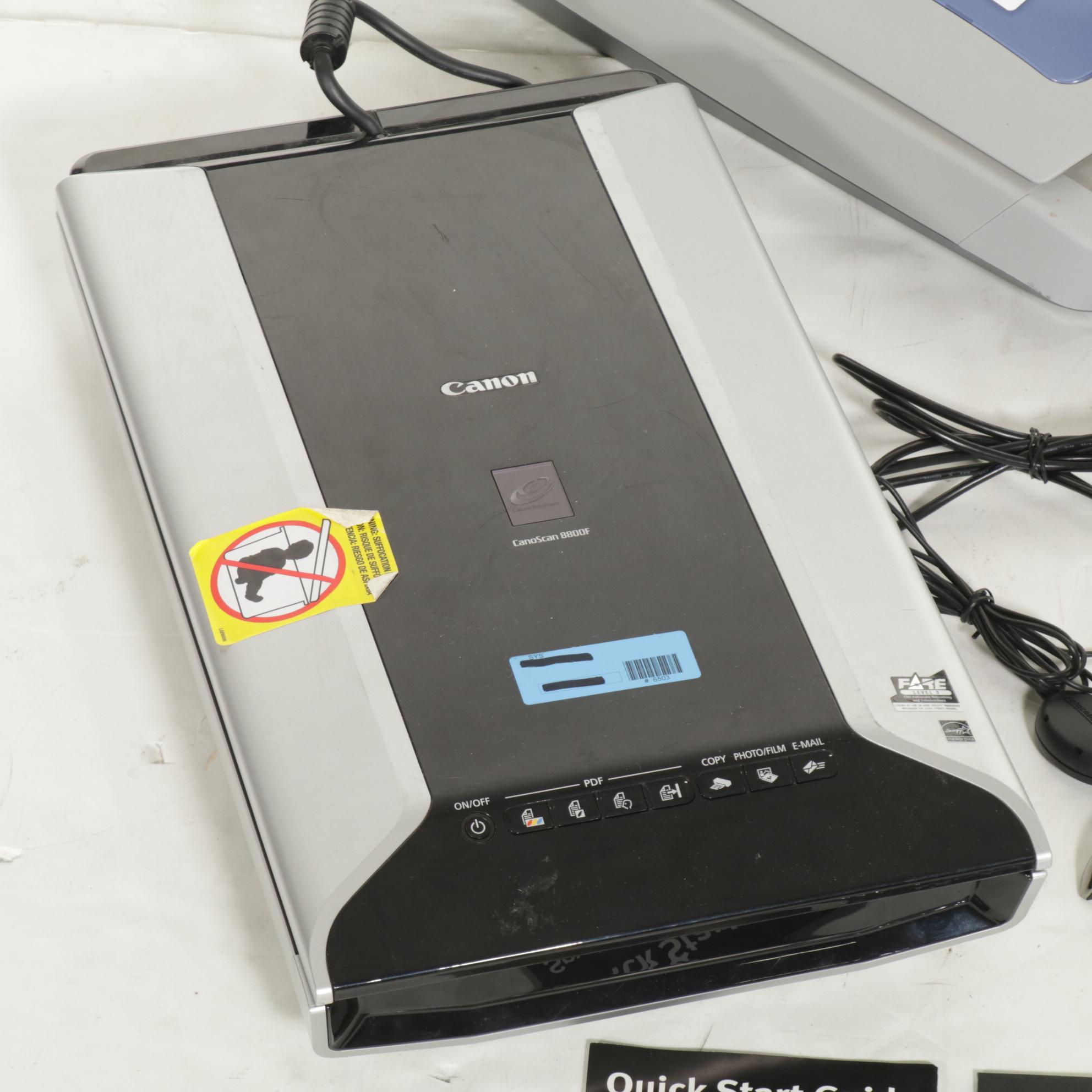 HP Scanjet 4570c and Canon CanoScan 8800F Flatbed Scanners