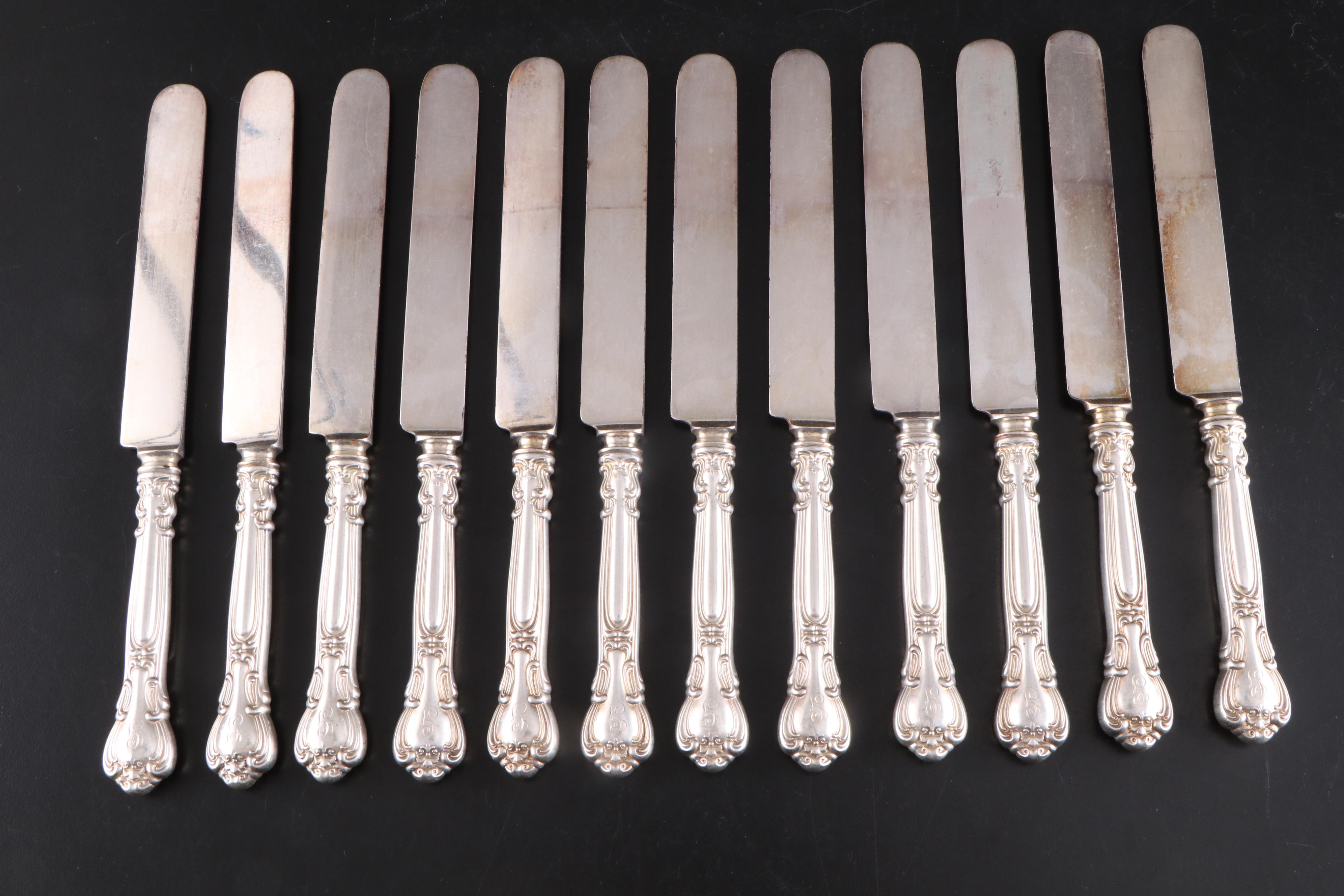 Gorham "Chantilly" Sterling Silver Flatware Set for Twelve