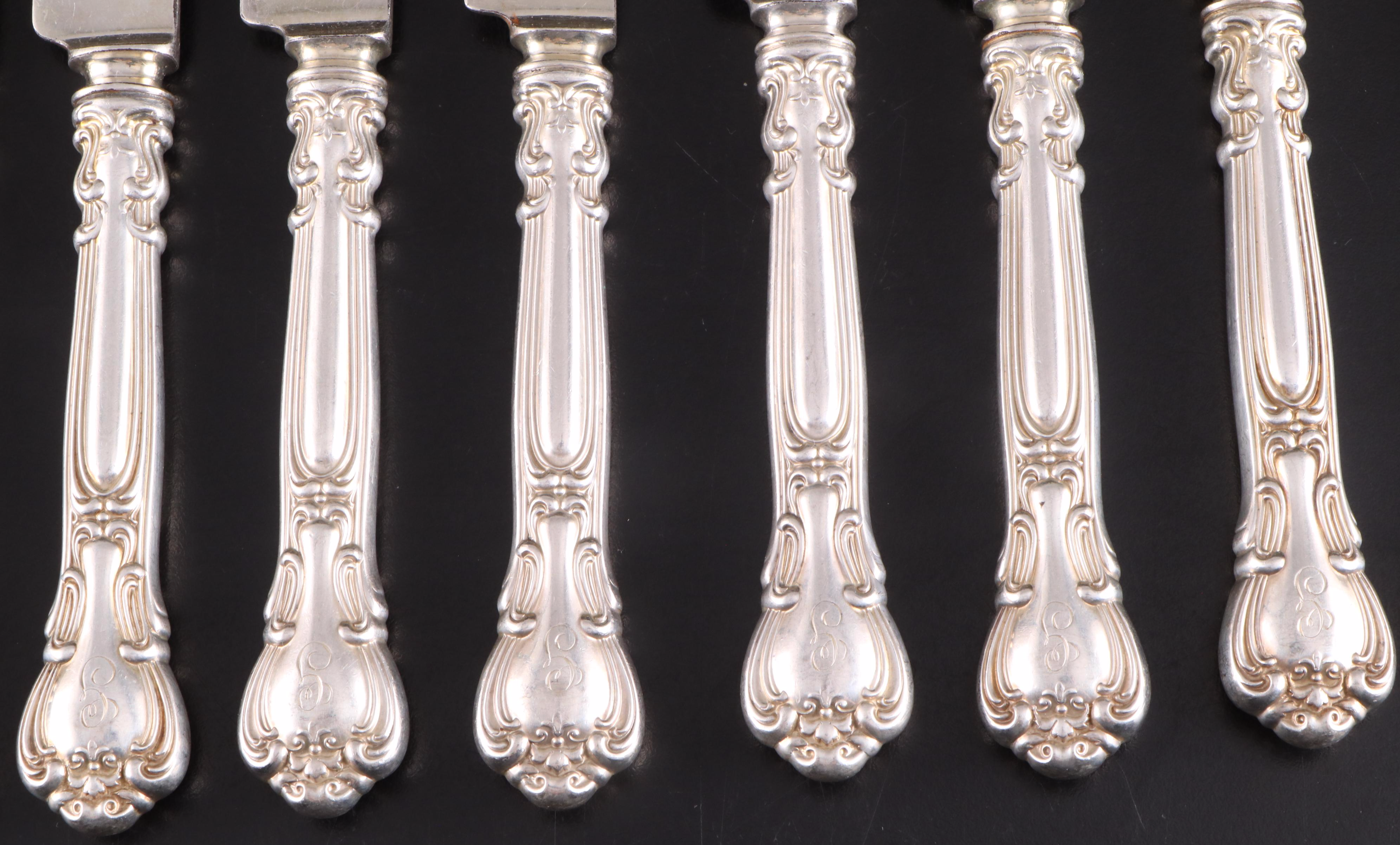 Gorham "Chantilly" Sterling Silver Flatware Set for Twelve