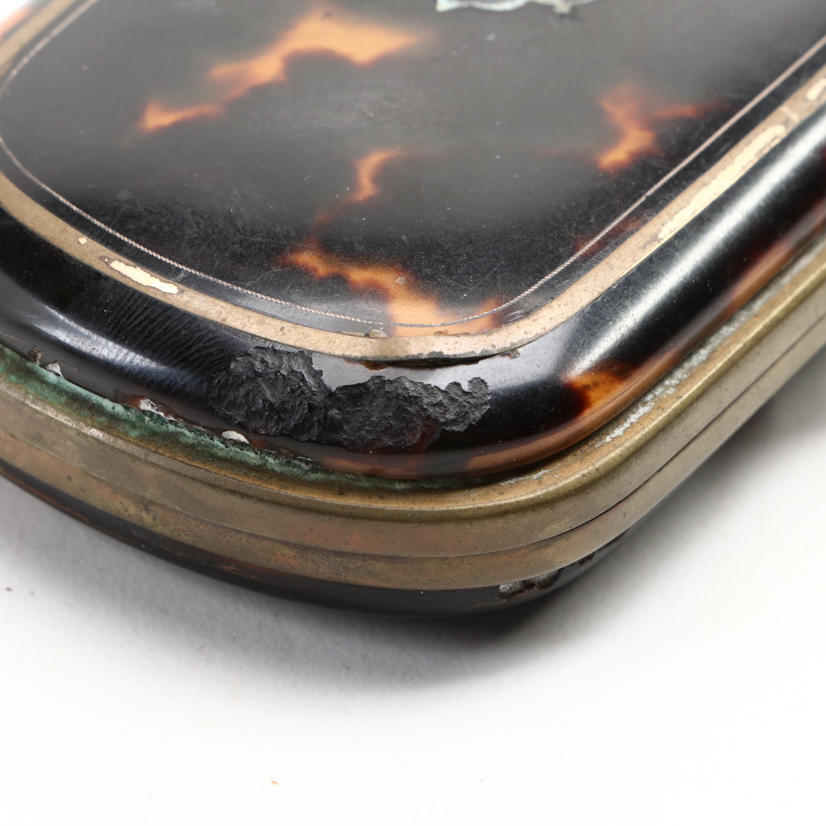 French Tortoise Shell Boxes, Late 19th or Early 20th Century