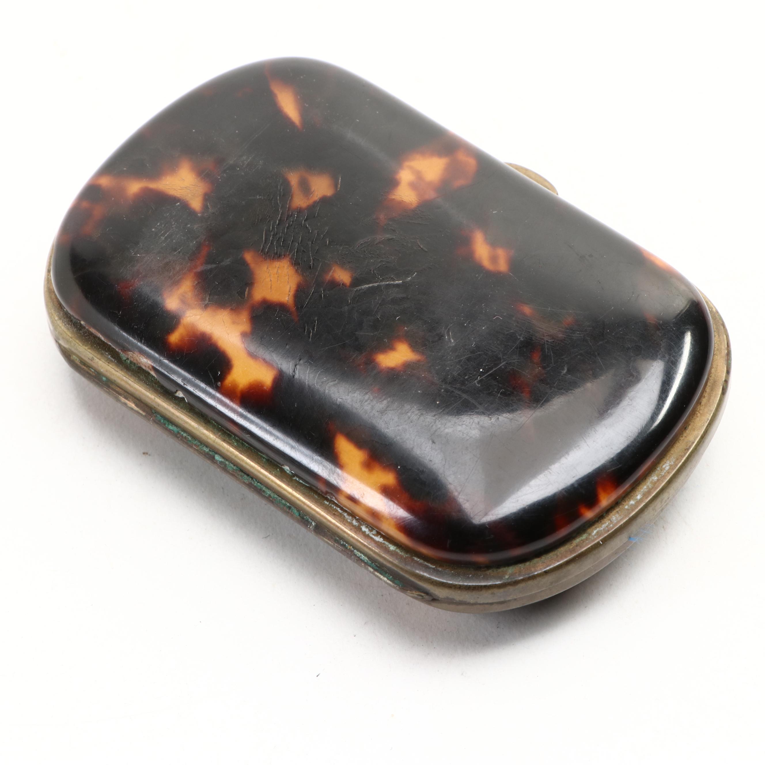 French Tortoise Shell Boxes, Late 19th or Early 20th Century