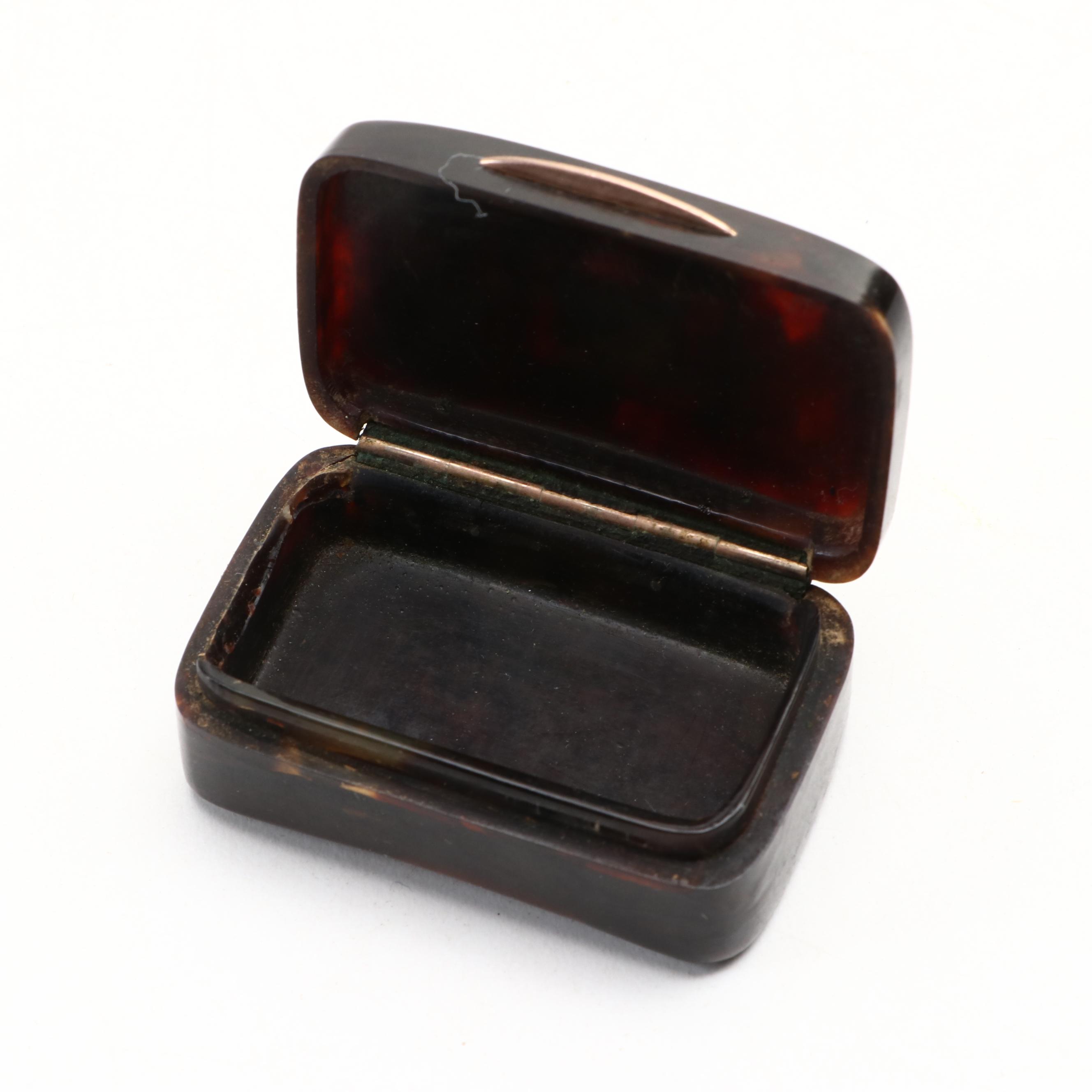 French Tortoise Shell Boxes, Late 19th or Early 20th Century