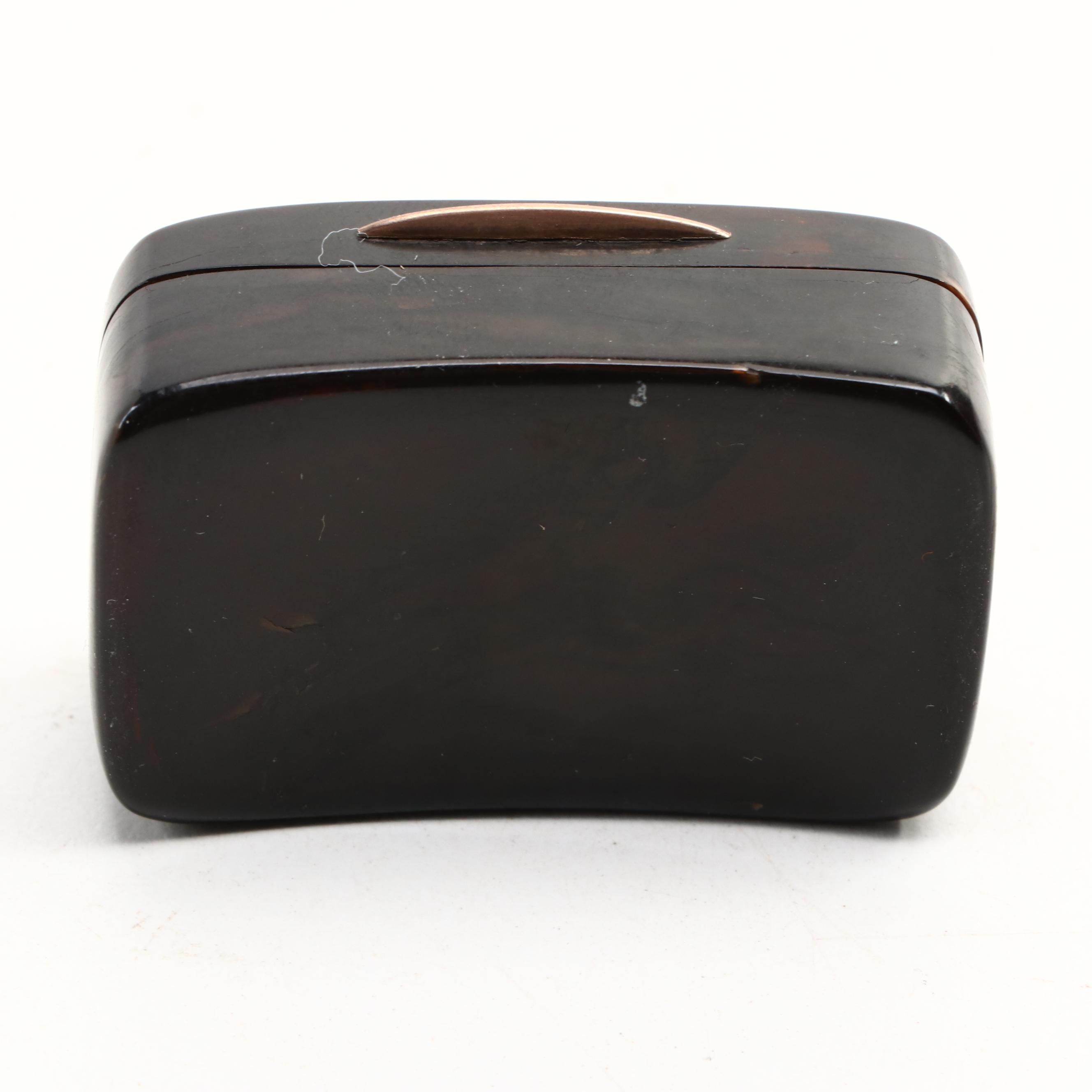 French Tortoise Shell Boxes, Late 19th or Early 20th Century