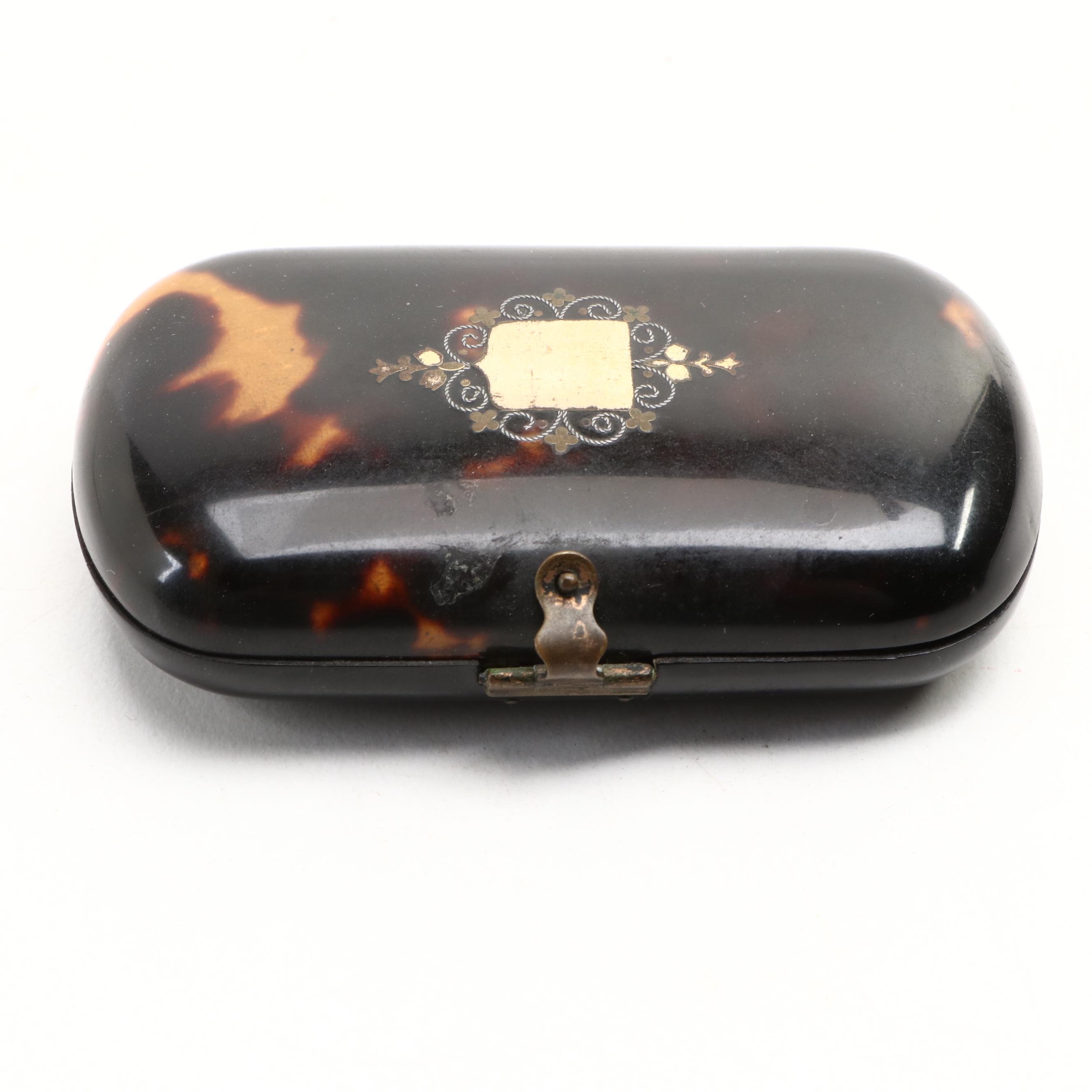 French Tortoise Shell Boxes, Late 19th or Early 20th Century