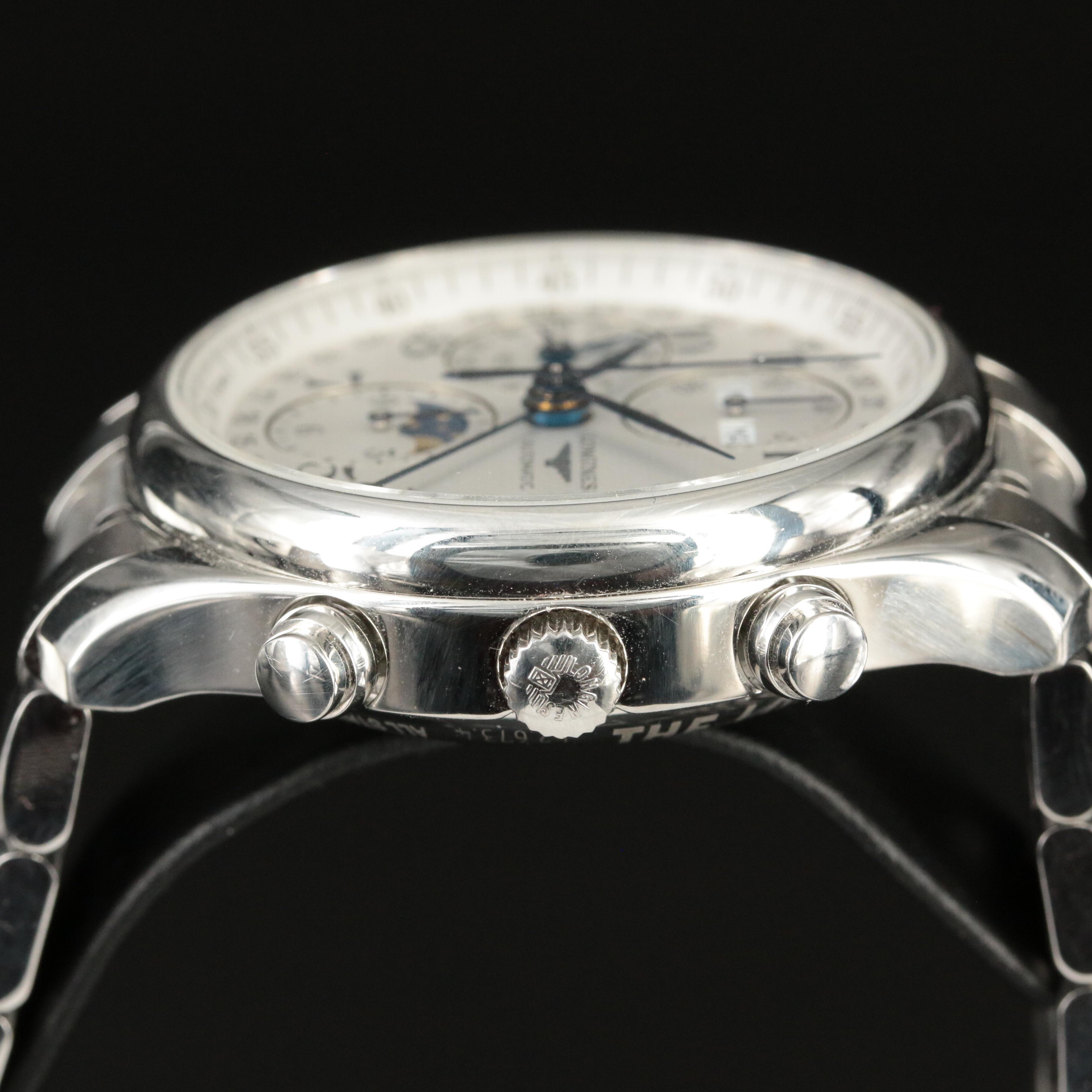 Longines Master Collection, Chronograph Triple Calendar Moon Phase Watch