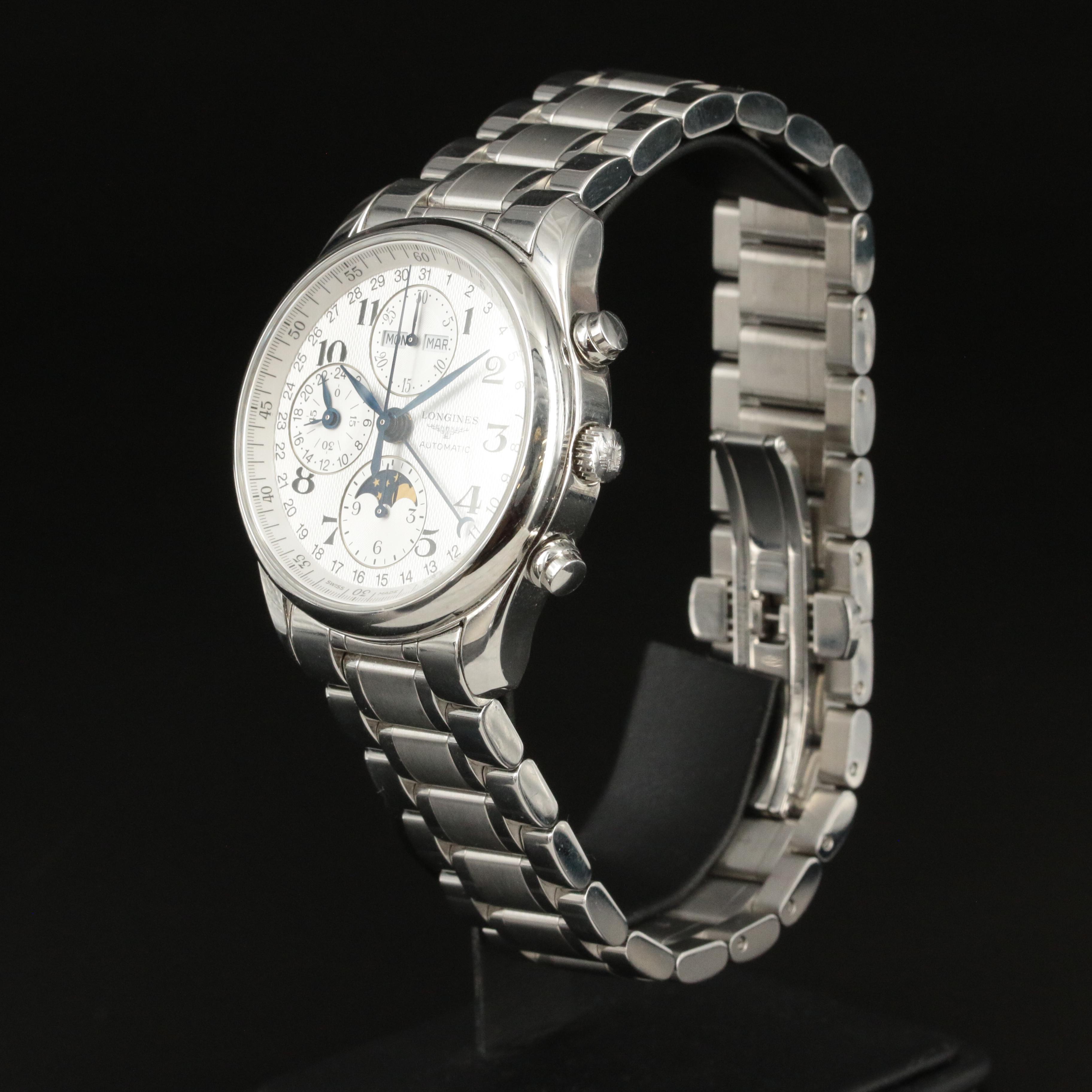 Longines Master Collection, Chronograph Triple Calendar Moon Phase Watch