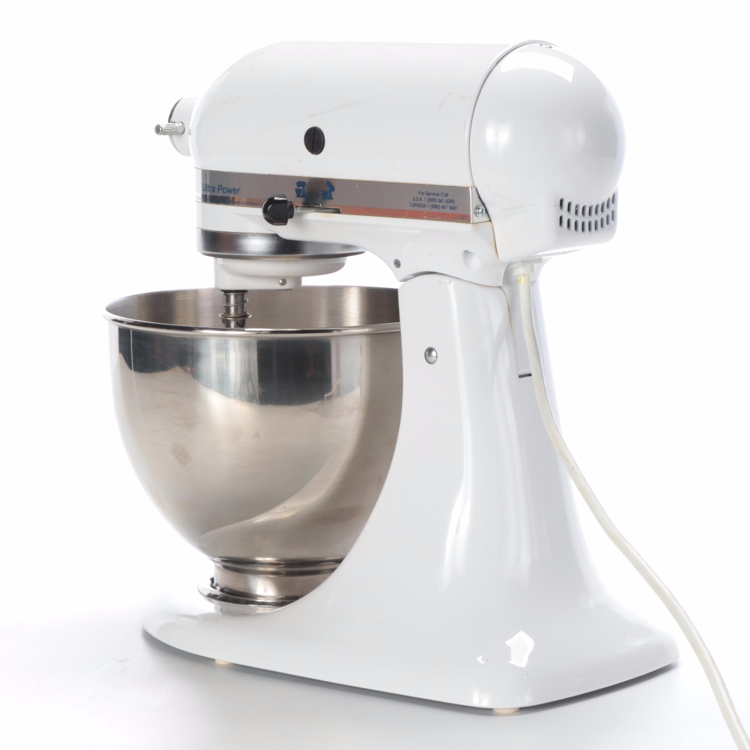 KitchenAid Tilt-Head Stand Mixer with Bowl and Attachments