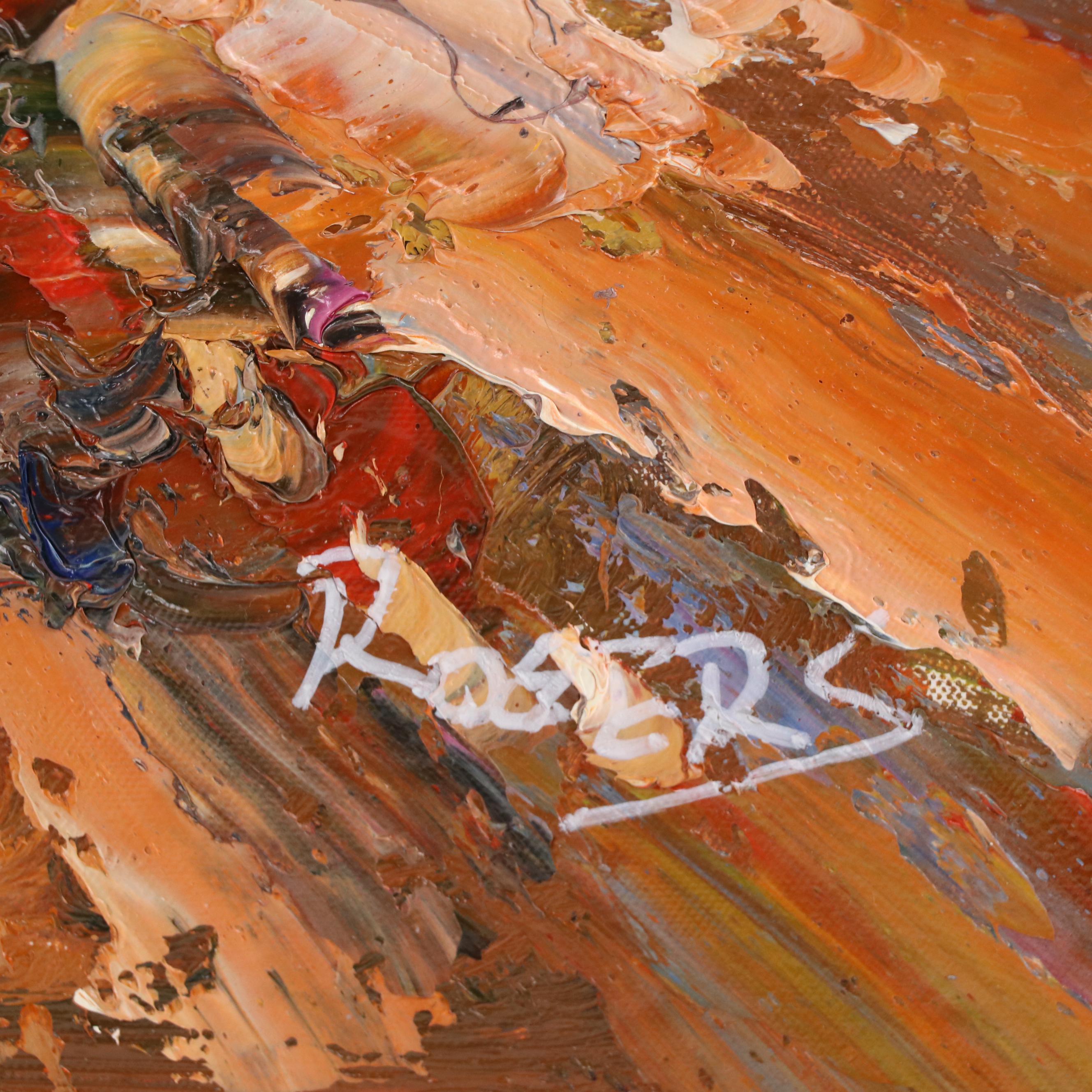 Rogers Kentucky Derby Racing Scene Oil Painting