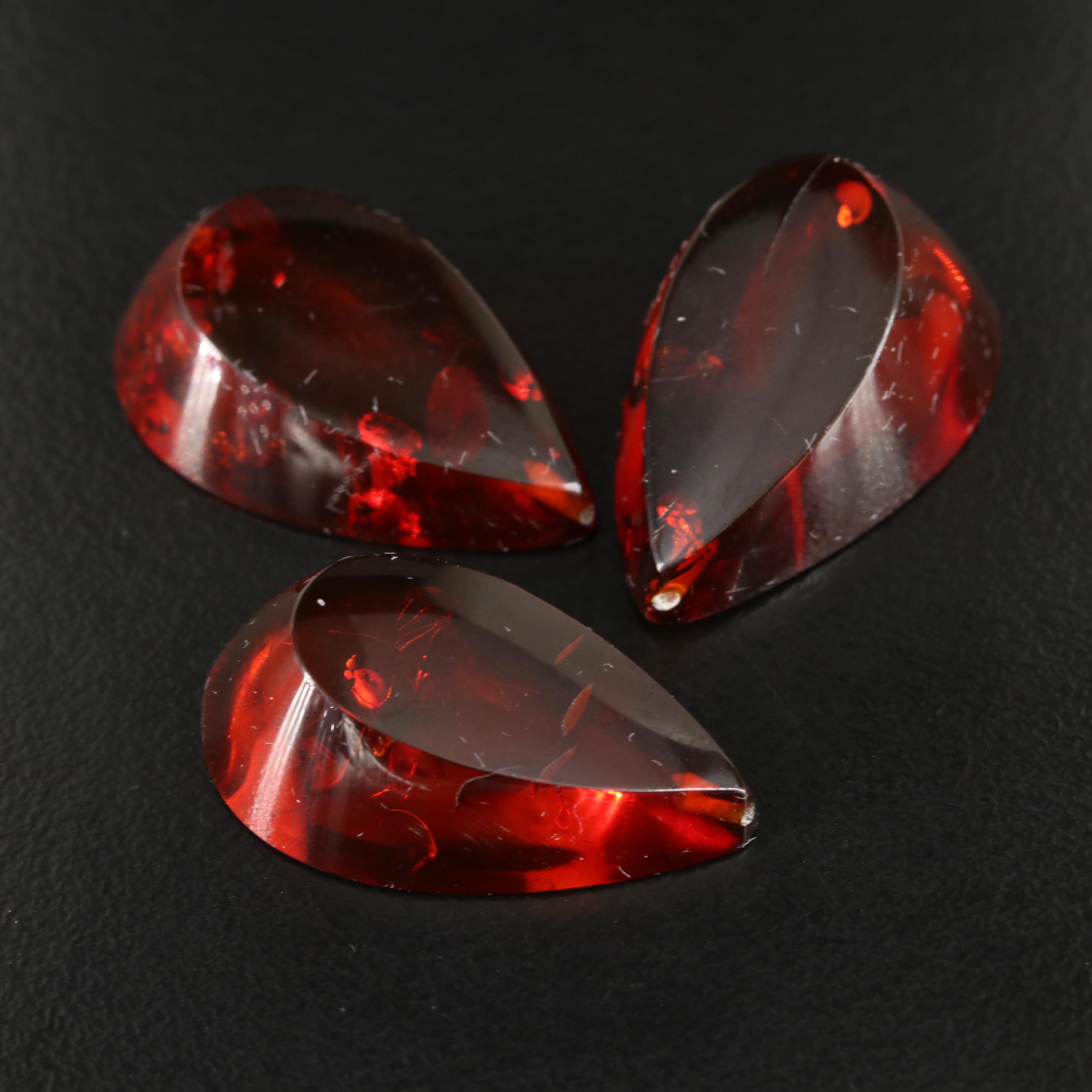 Loose 18.22 CTW Matched Amber Selection