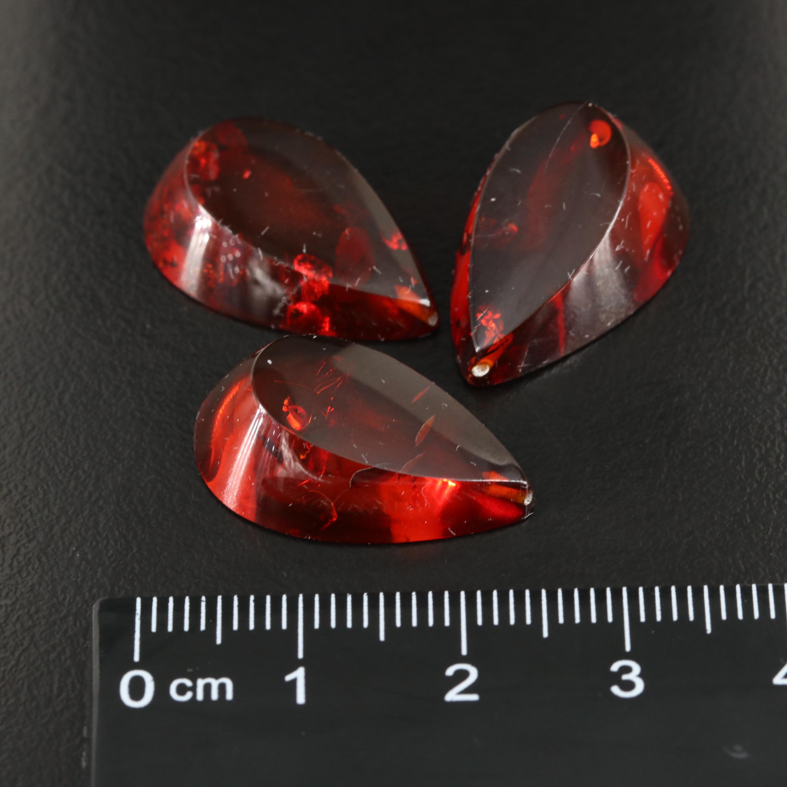 Loose 18.22 CTW Matched Amber Selection