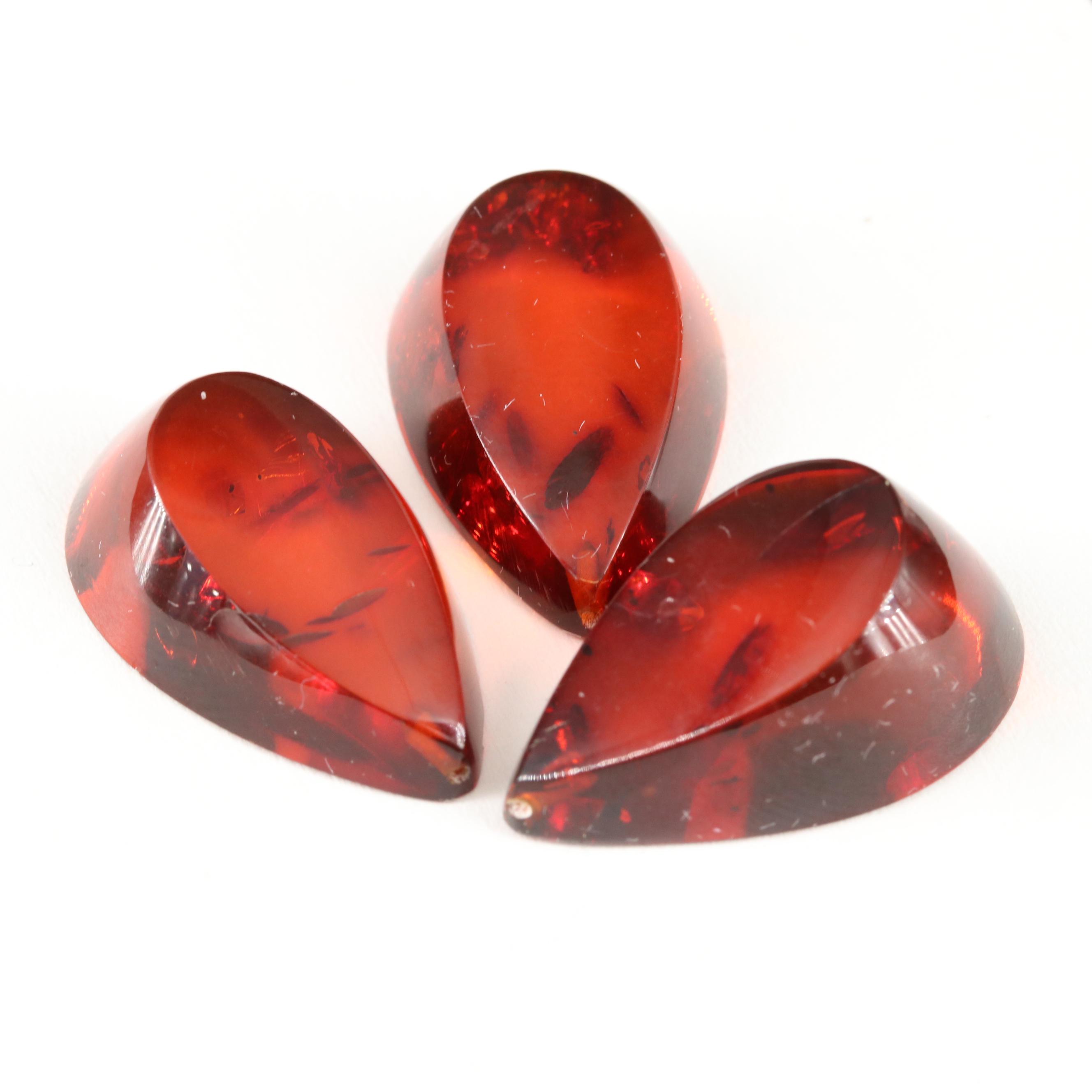 Loose 18.22 CTW Matched Amber Selection