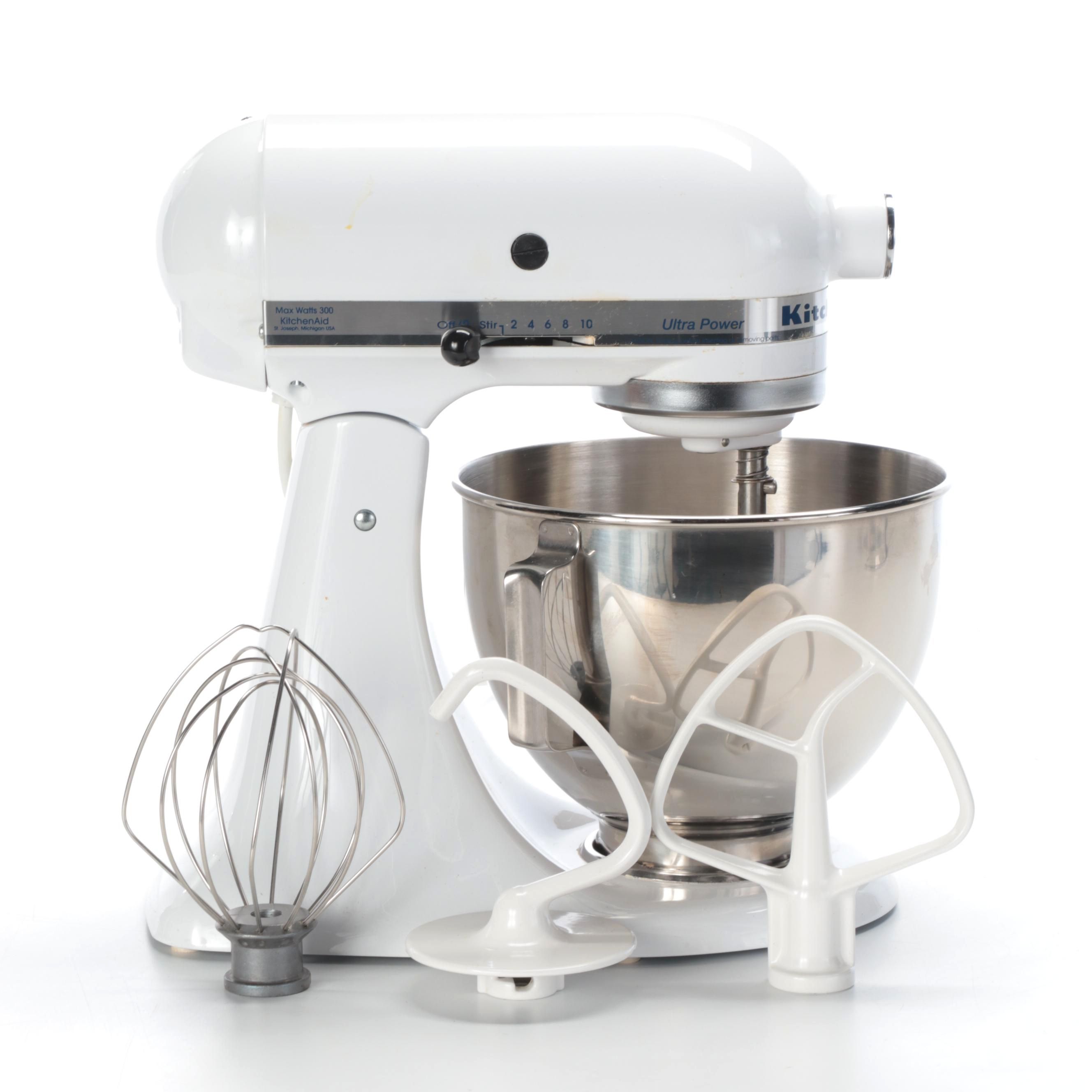 KitchenAid Tilt-Head Stand Mixer with Bowl and Attachments