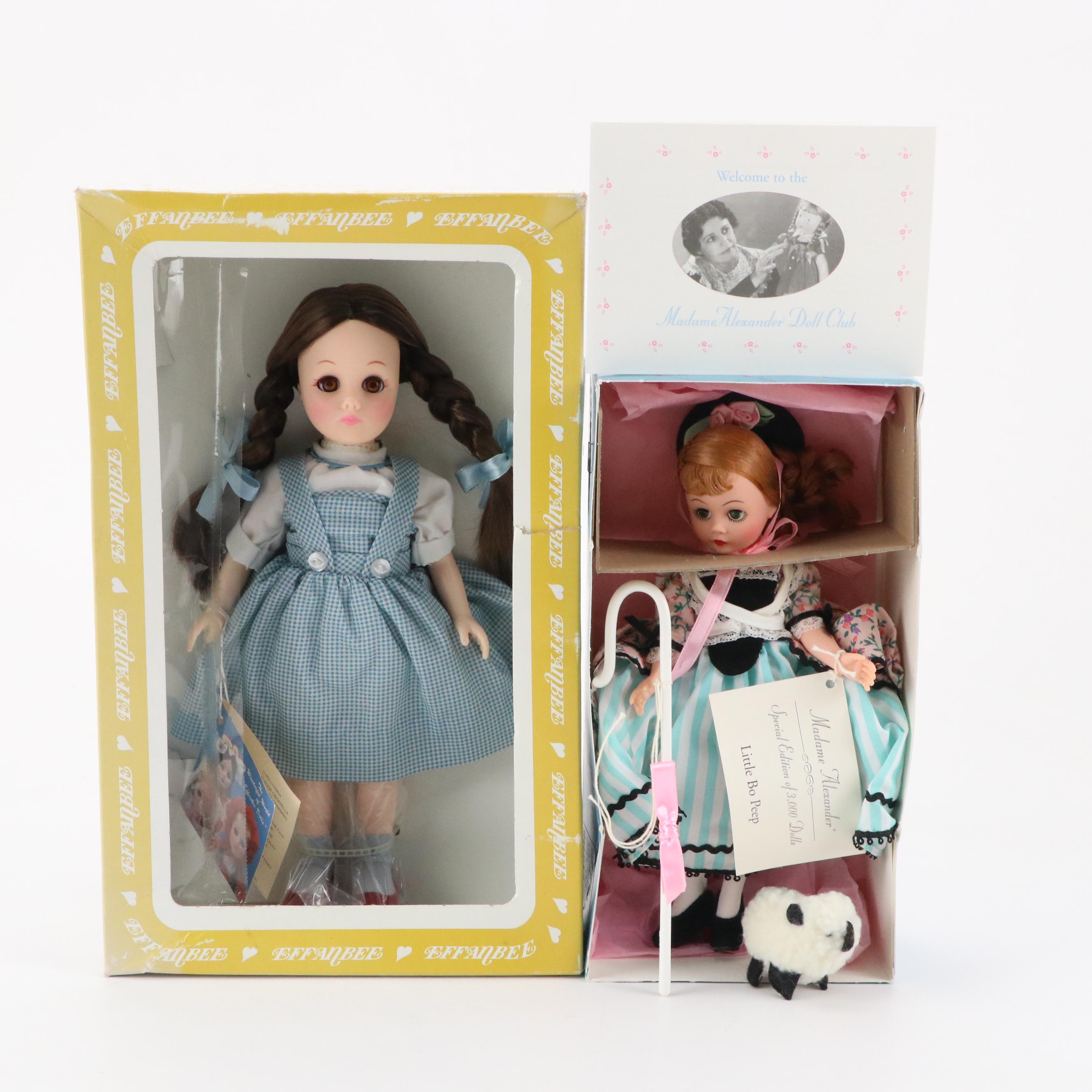Madame Alexander "Little Bo Peep" Doll with Effanbee "Dorothy" Doll