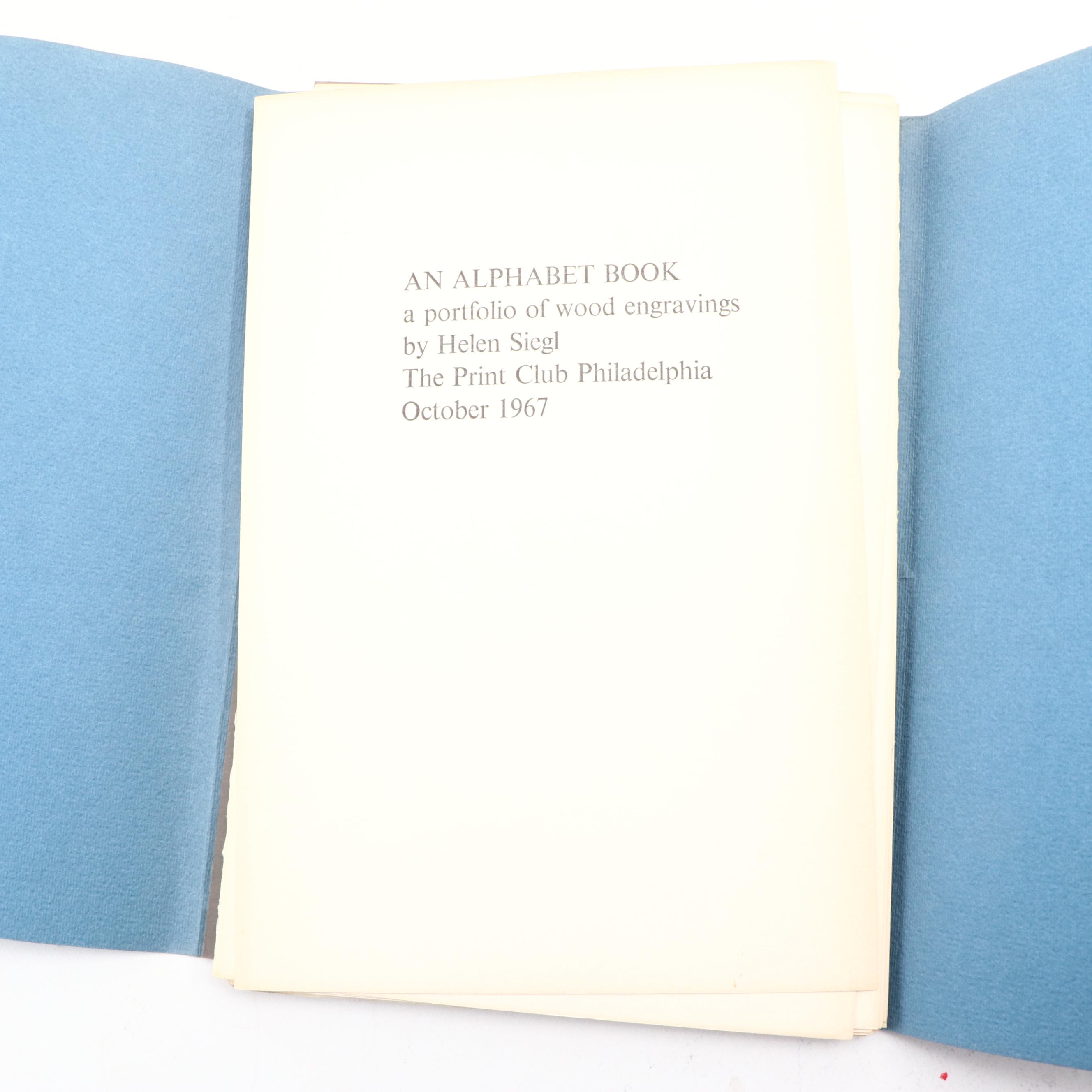 Signed Limited Edition "An Alphabet Book" by Helen Siegl and More