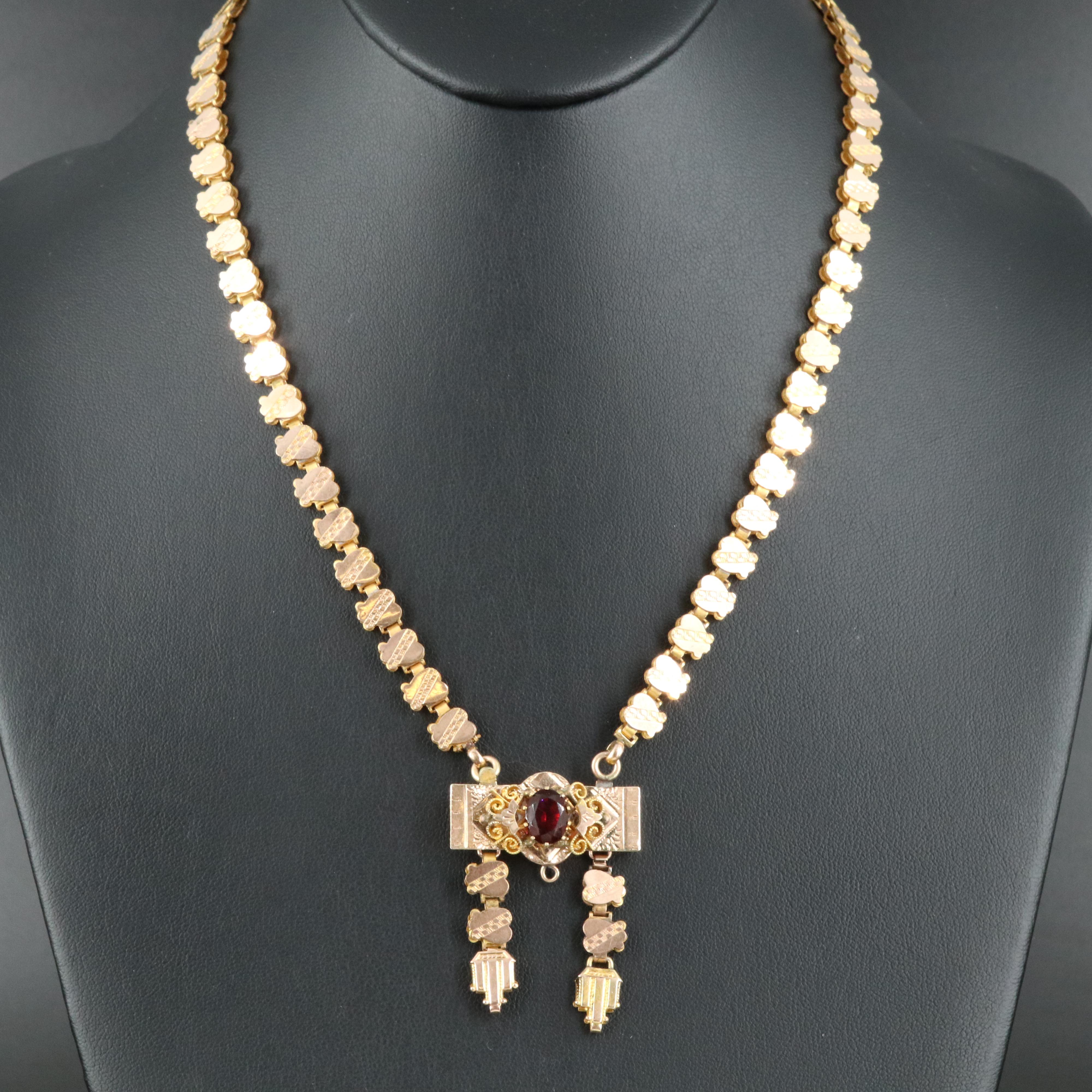 Victorian Book Chain Necklace