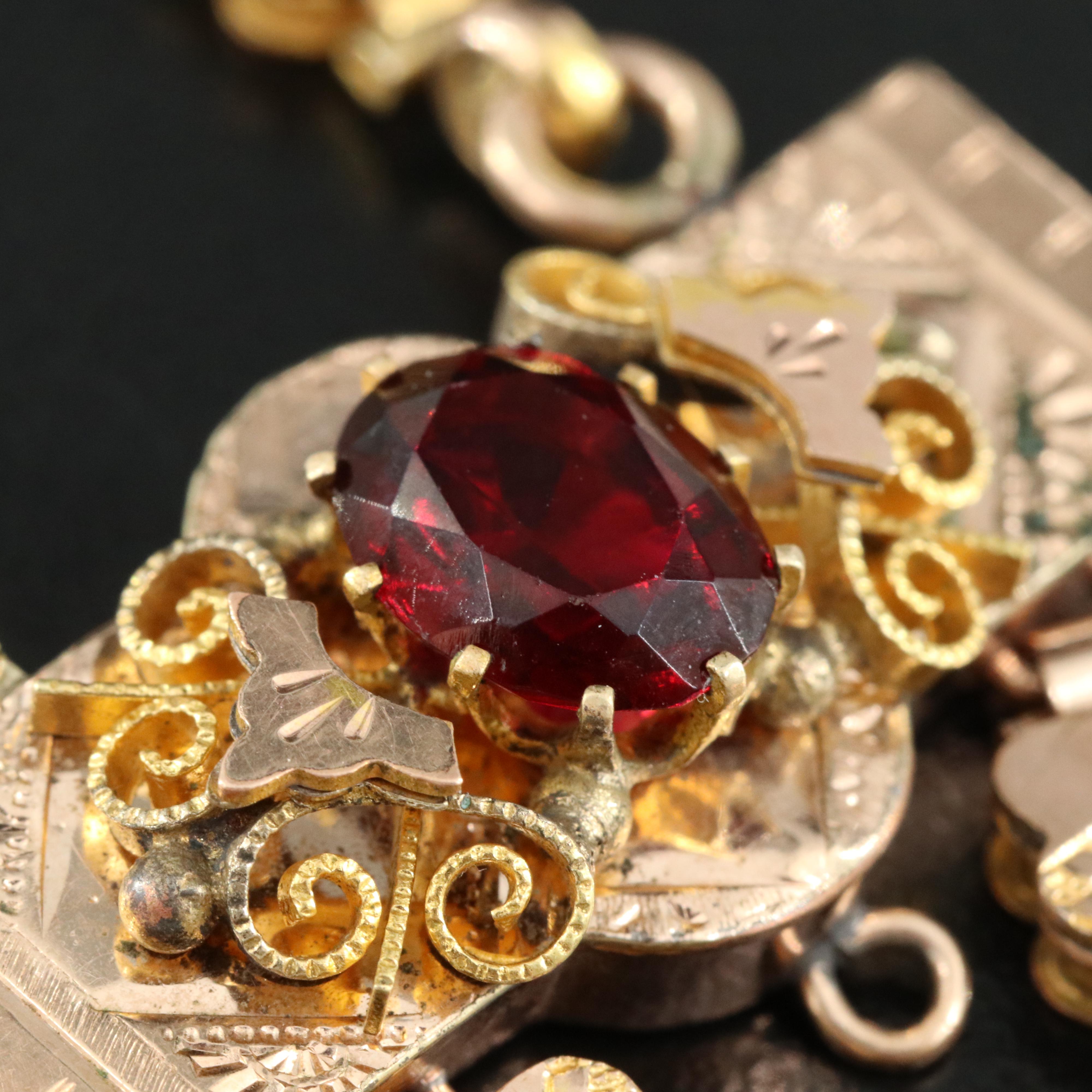 Victorian Book Chain Necklace