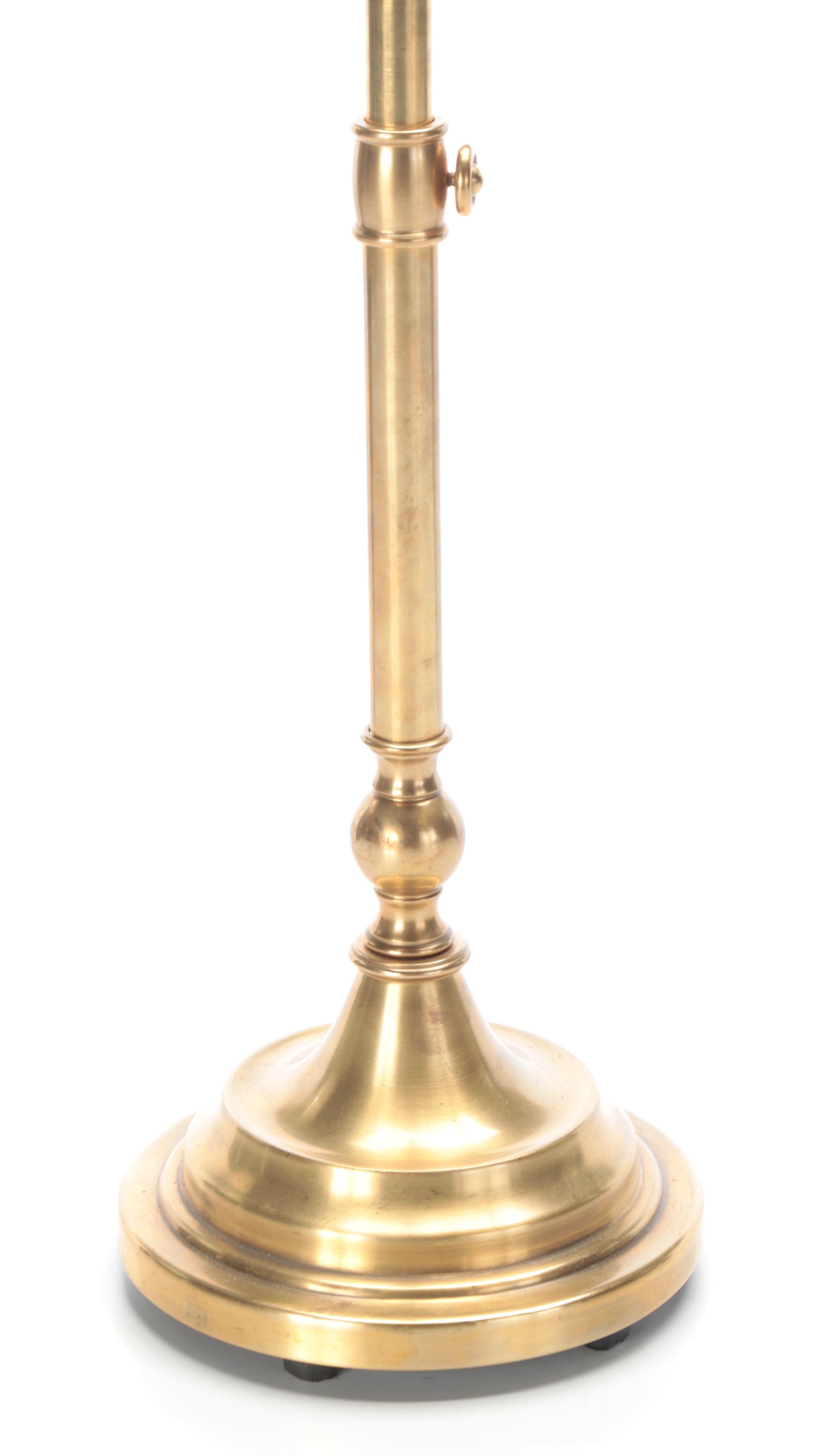 Restoration Hardware Adjustable Brass Desk Lamp, 21st Century