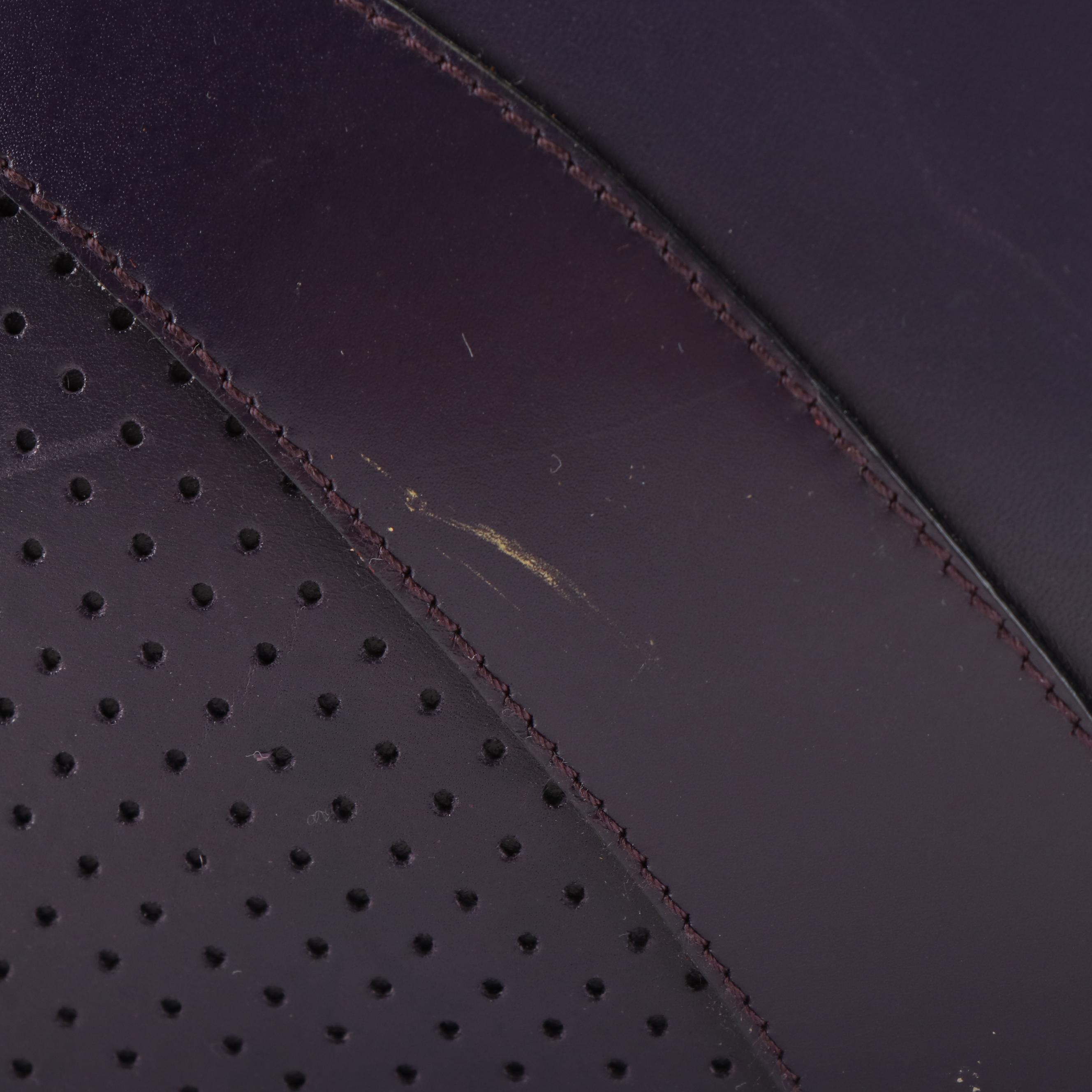 Prada Vitello Drive Handbag in Purple Leather