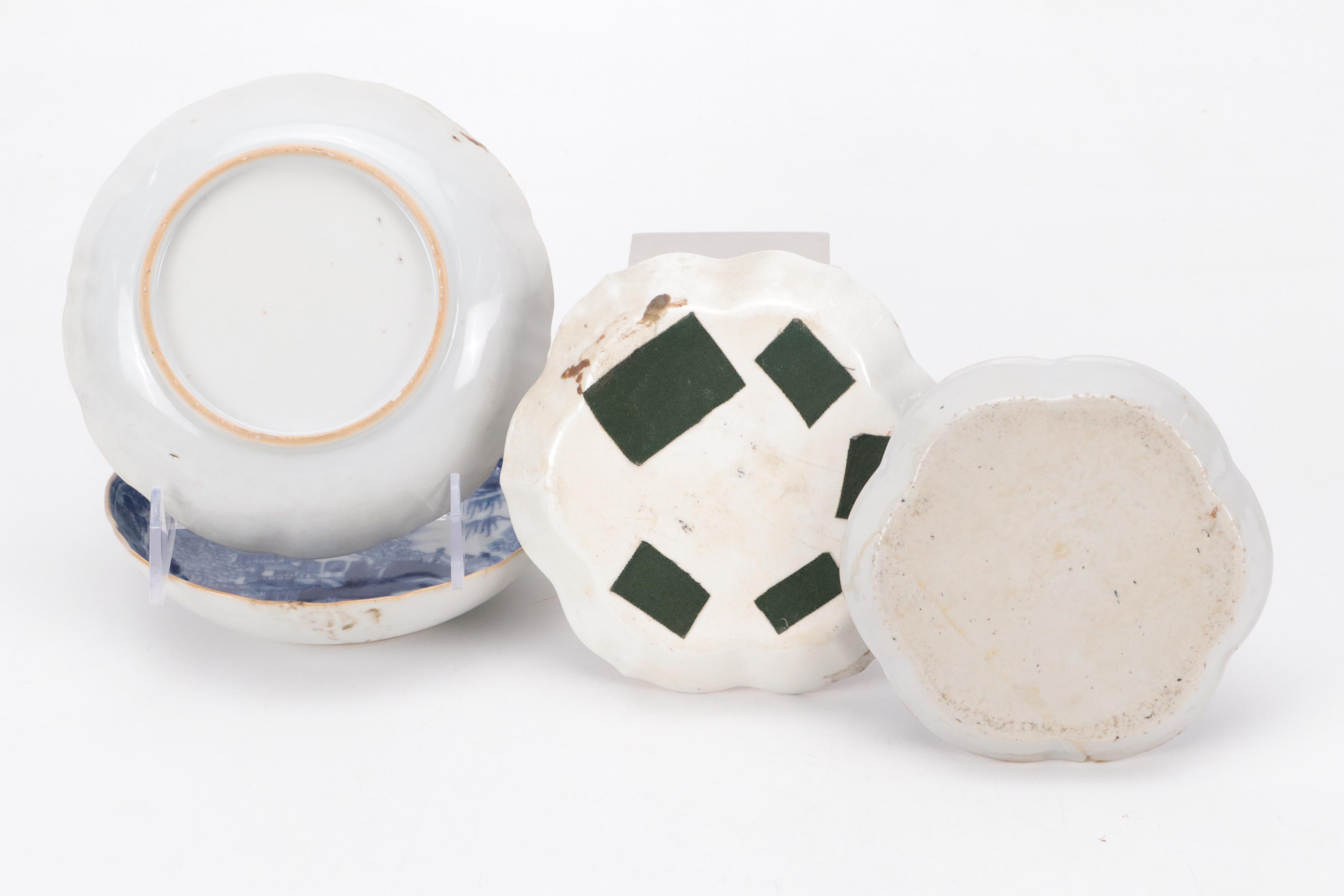 Royal Worcester Bone China Reproduction Miniature Tea Set with Porcelain Dishes