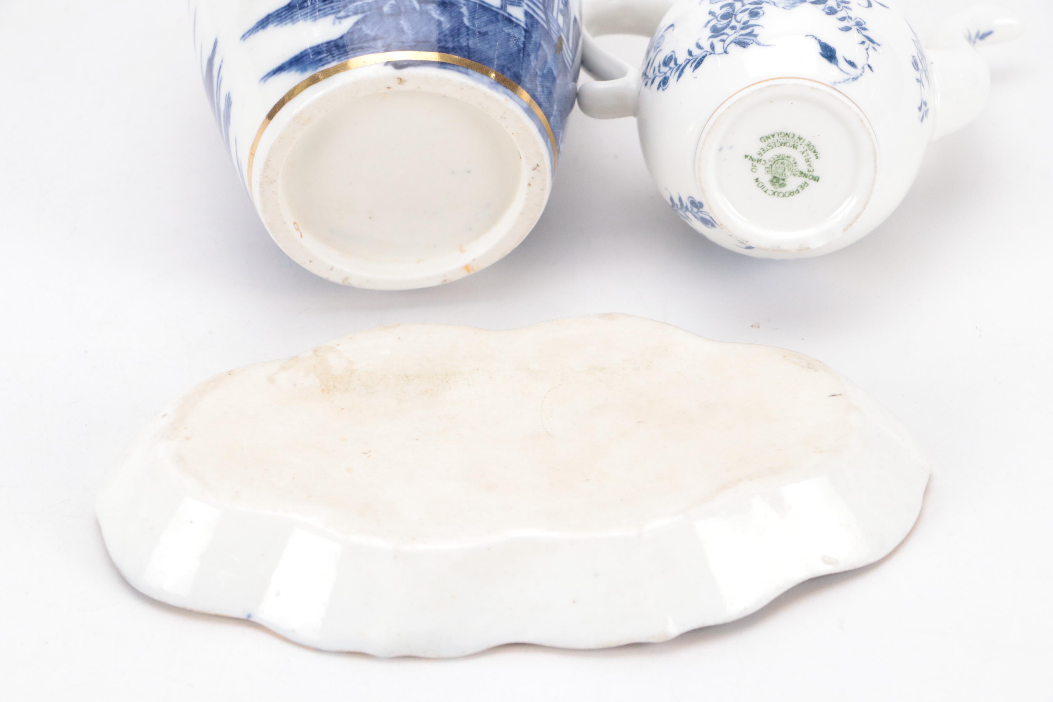 Royal Worcester Bone China Reproduction Miniature Tea Set with Porcelain Dishes