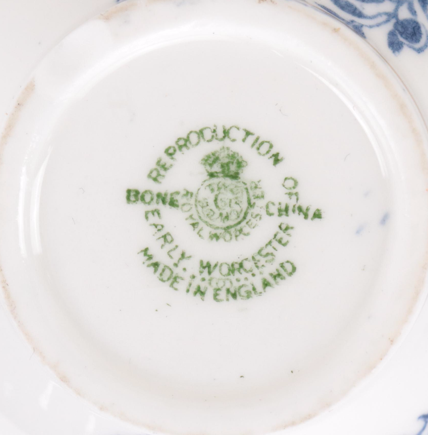 Royal Worcester Bone China Reproduction Miniature Tea Set with Porcelain Dishes