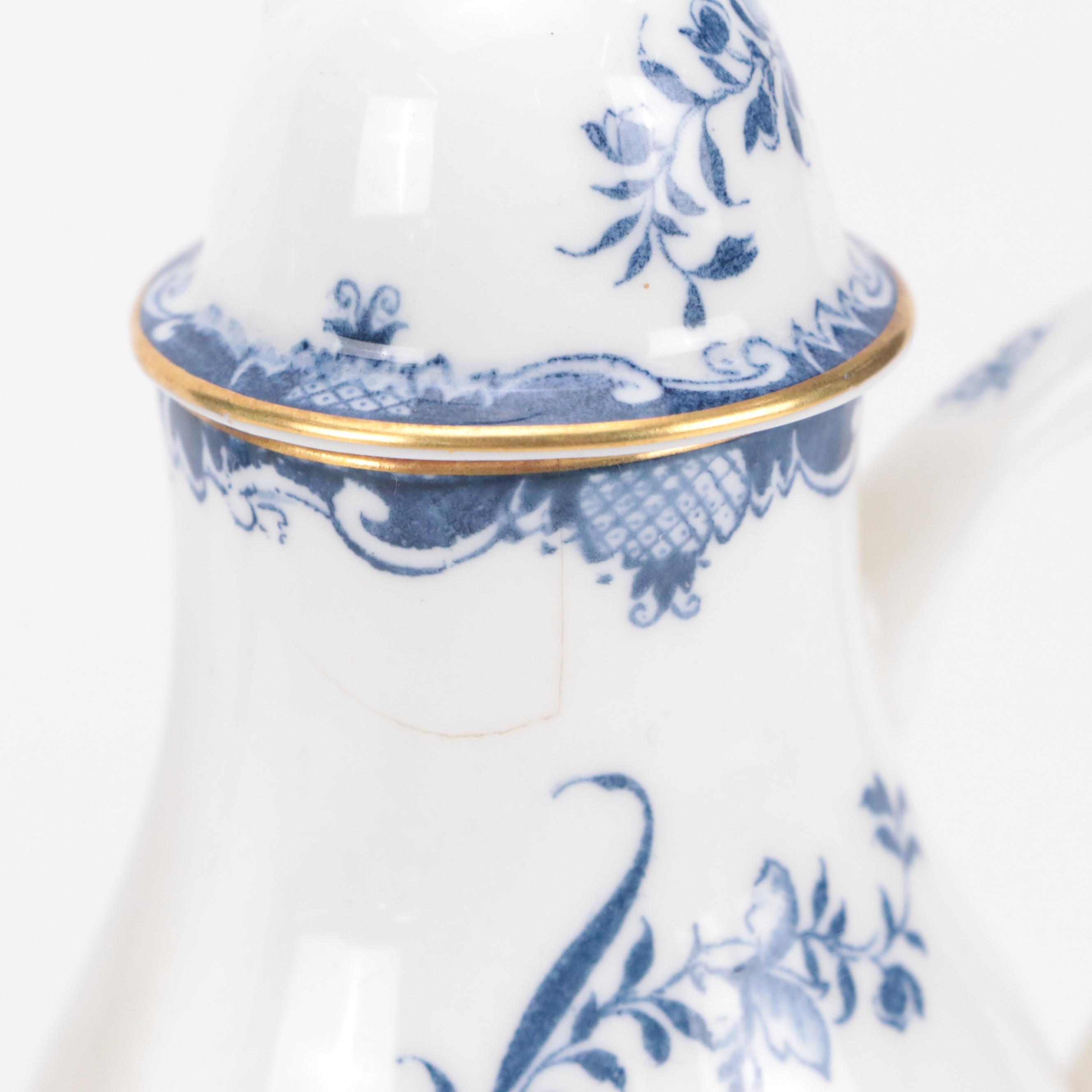 Royal Worcester Bone China Reproduction Miniature Tea Set with Porcelain Dishes