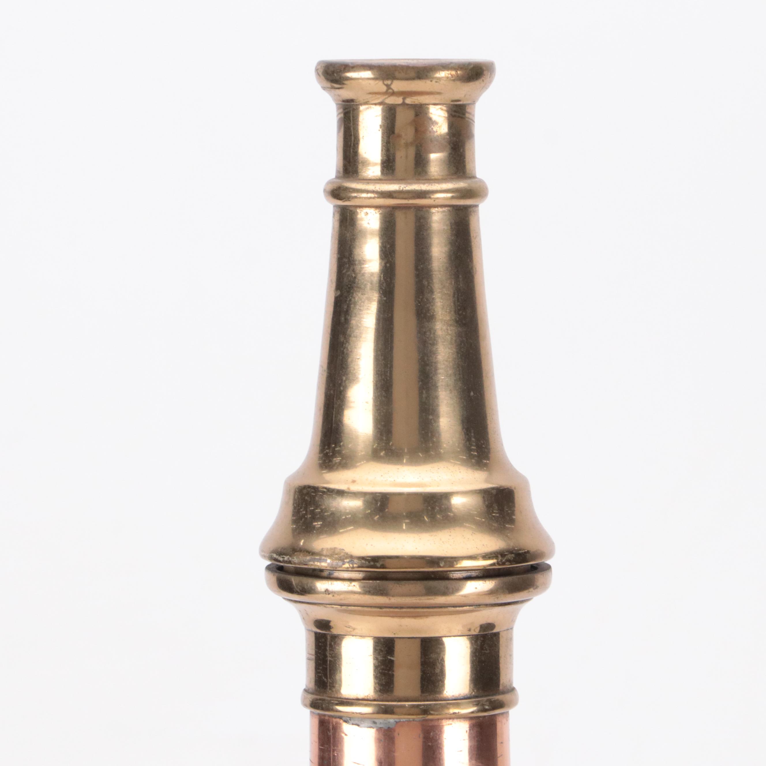 W. D. Allen Brass and Copper Fire Hose Nozzle EBTH