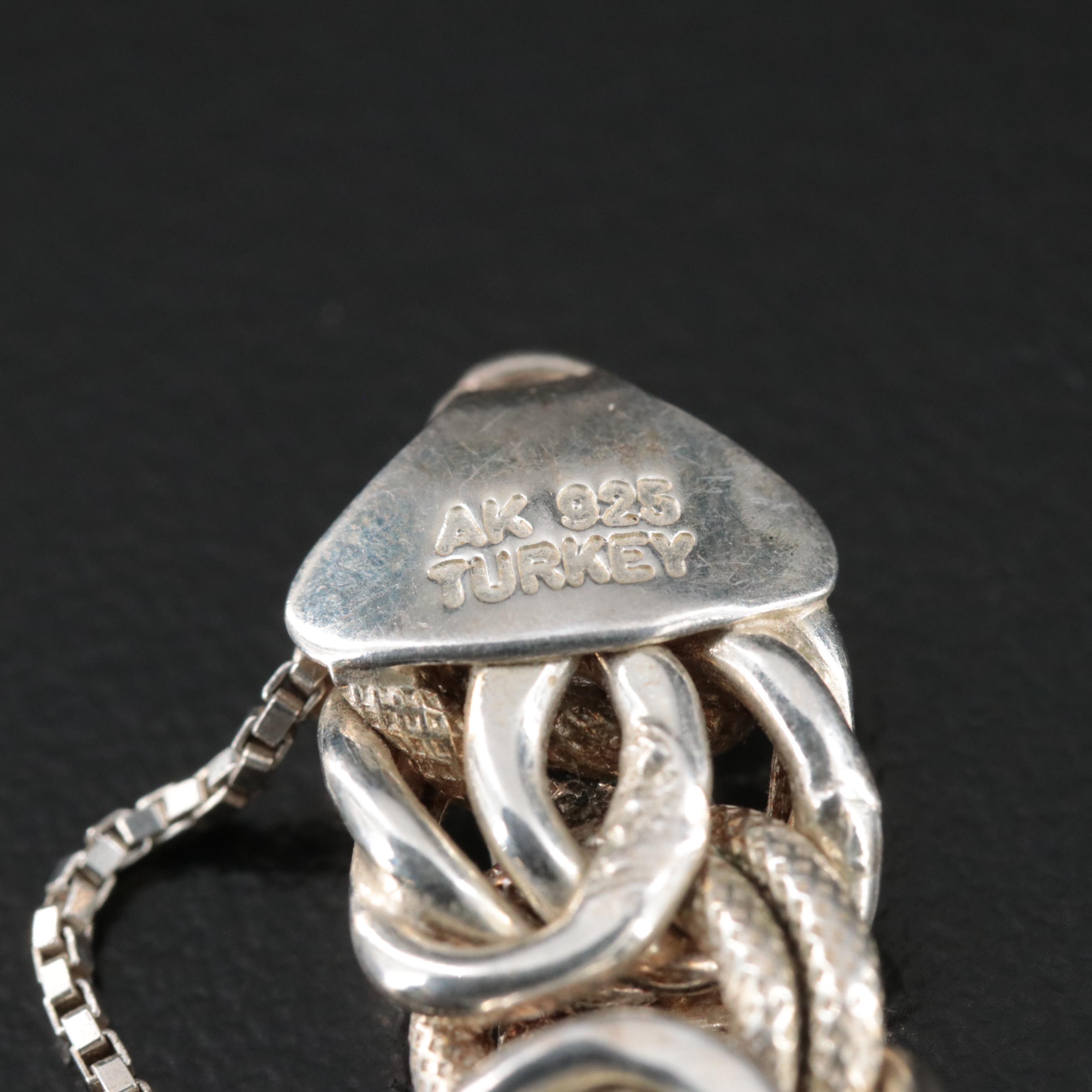 Sterling Byzantine Bolo Chain Bracelet