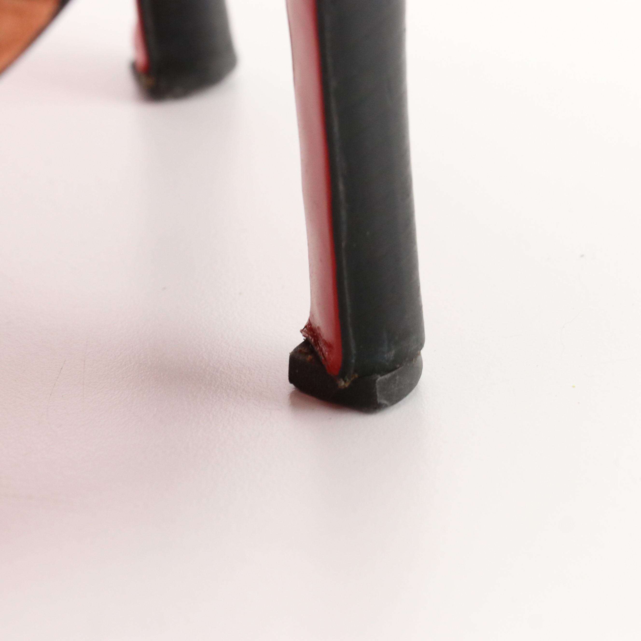 Christian Louboutin Suede High Heel Ankle Boots with Fur Trim