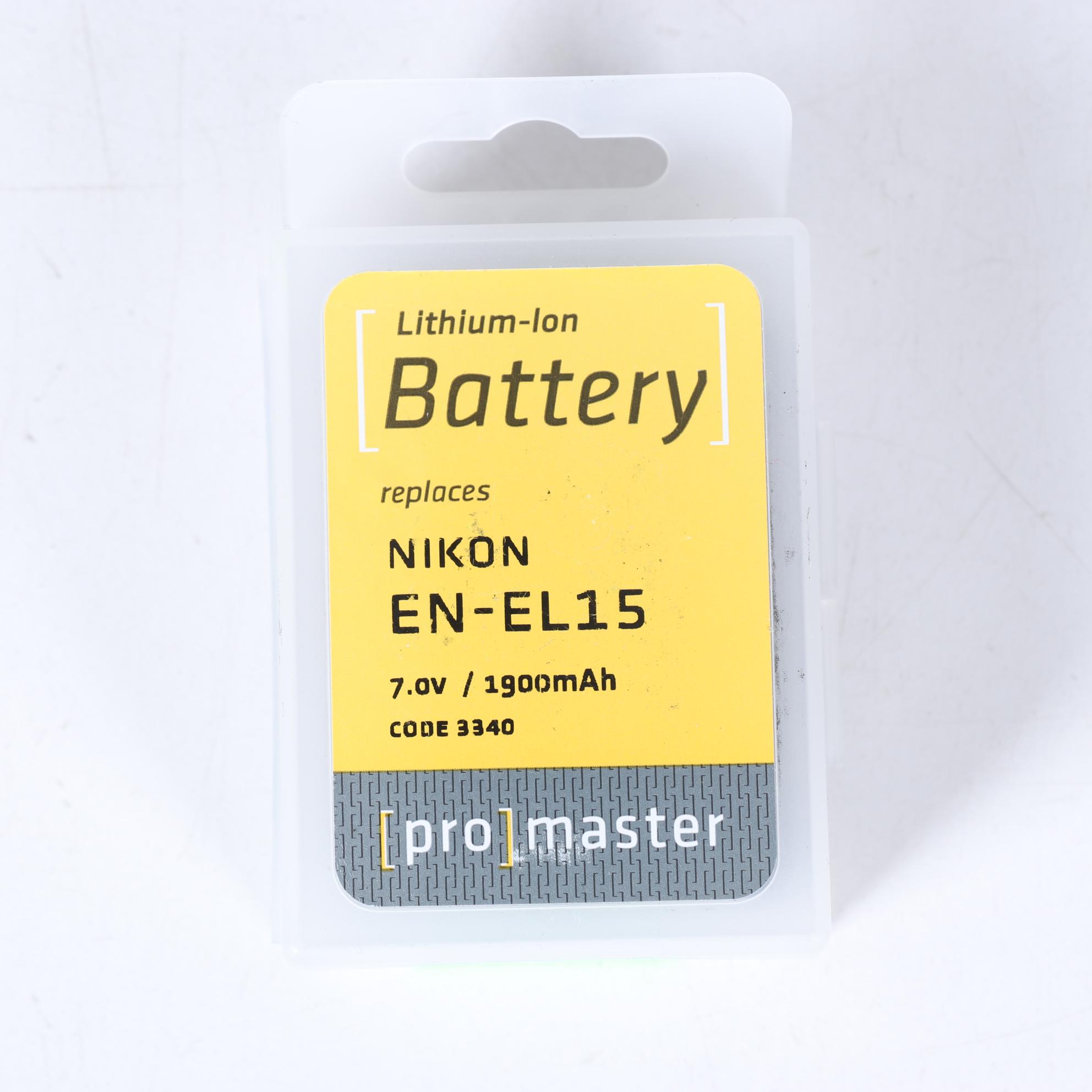 ProMaster Lithium Ion Replacement Batteries for Nikon EN-EL21 and EN-EL15