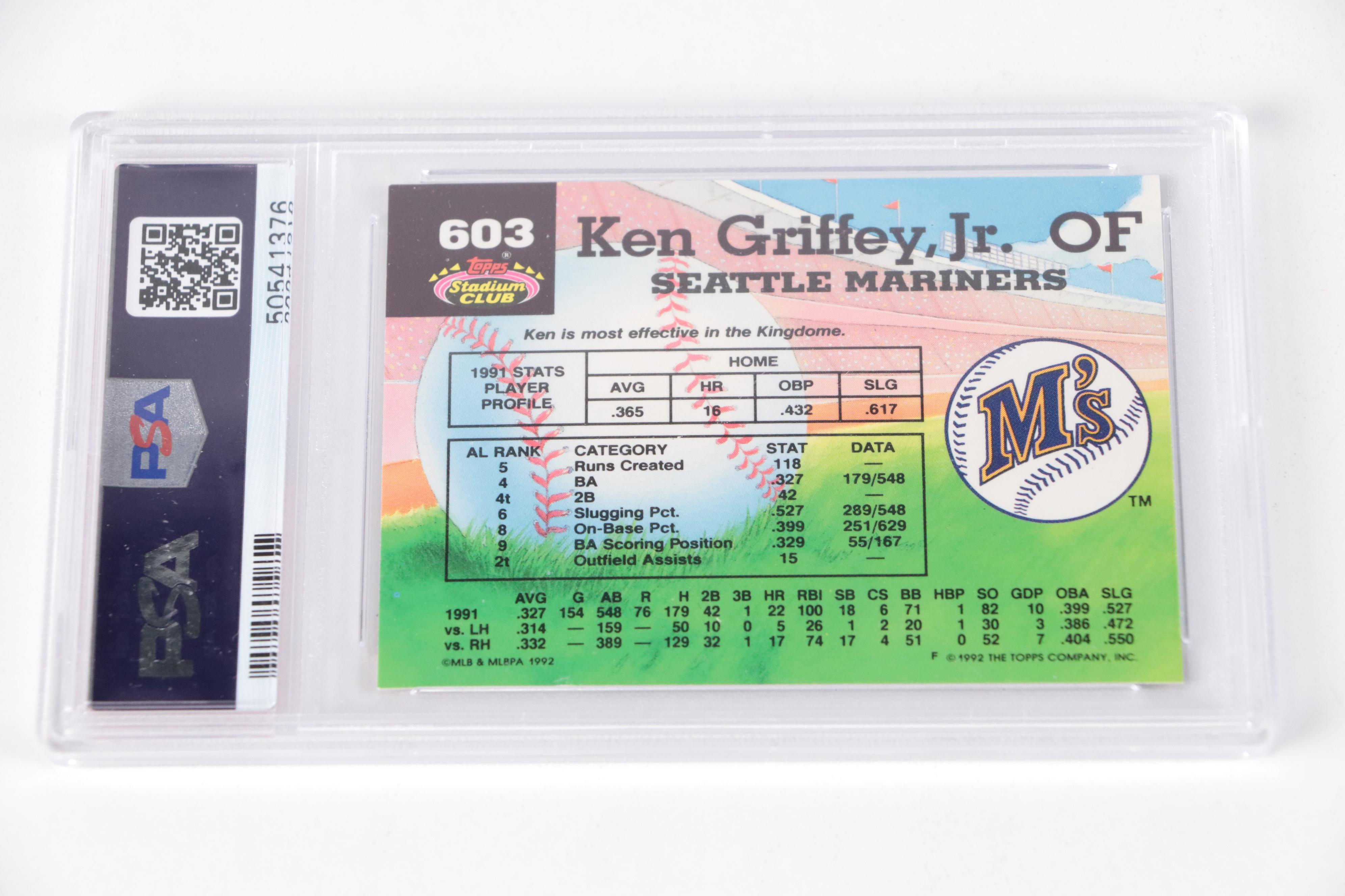 1996 Upper Deck Baseball Sets, With Ken Griffey, PSA Graded, Rookie