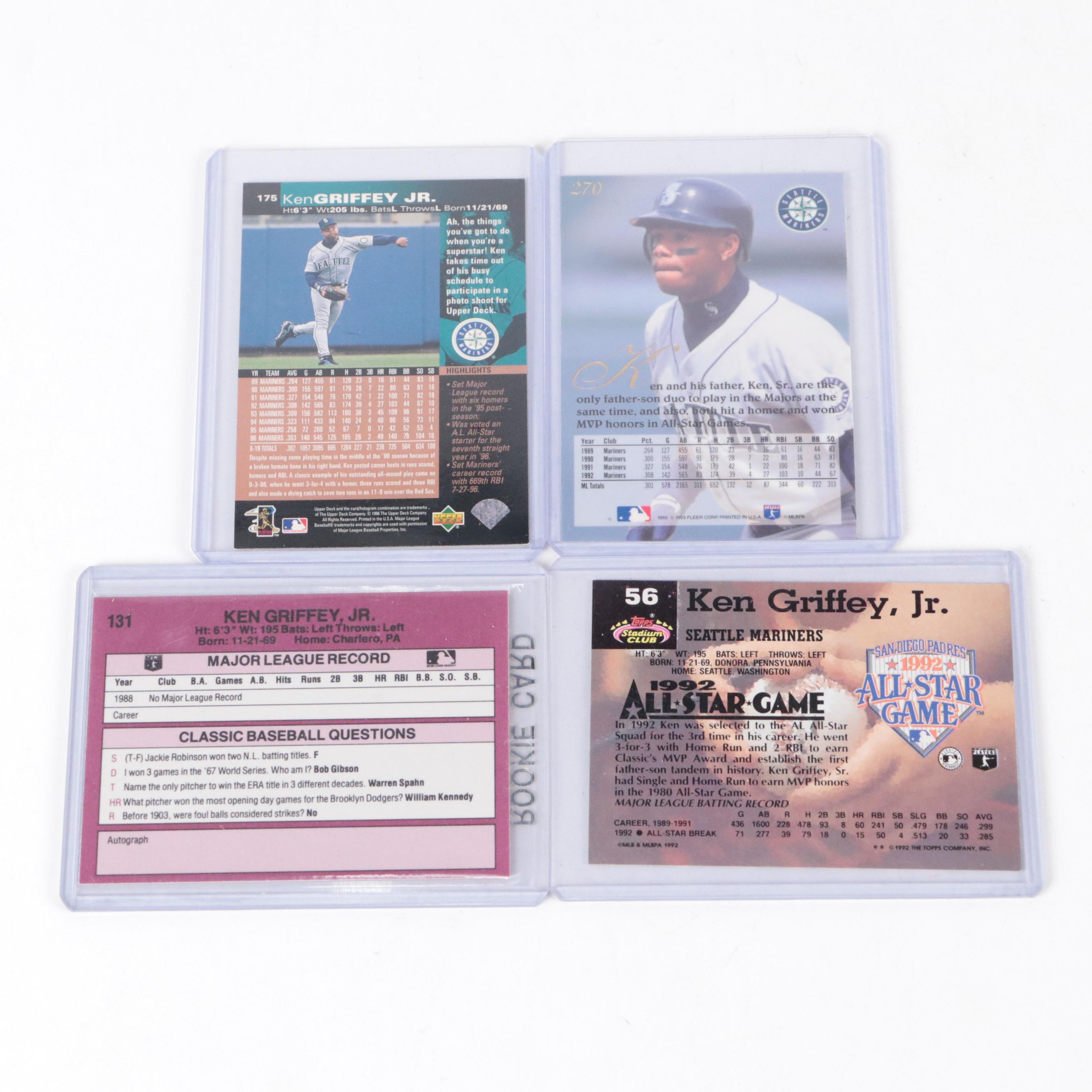 1996 Upper Deck Baseball Sets, With Ken Griffey, PSA Graded, Rookie Cards, More