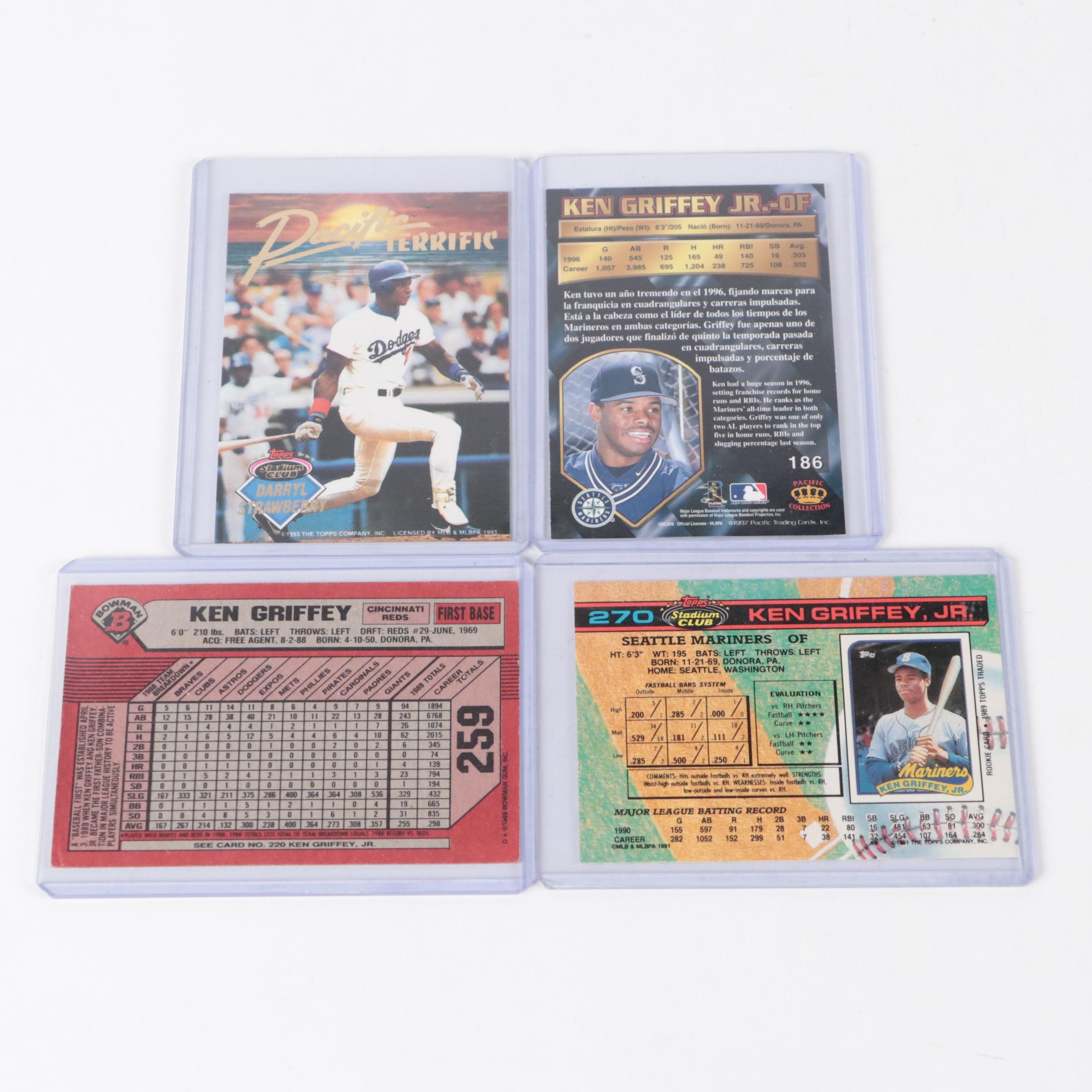 1996 Upper Deck Baseball Sets, With Ken Griffey, PSA Graded, Rookie Cards, More