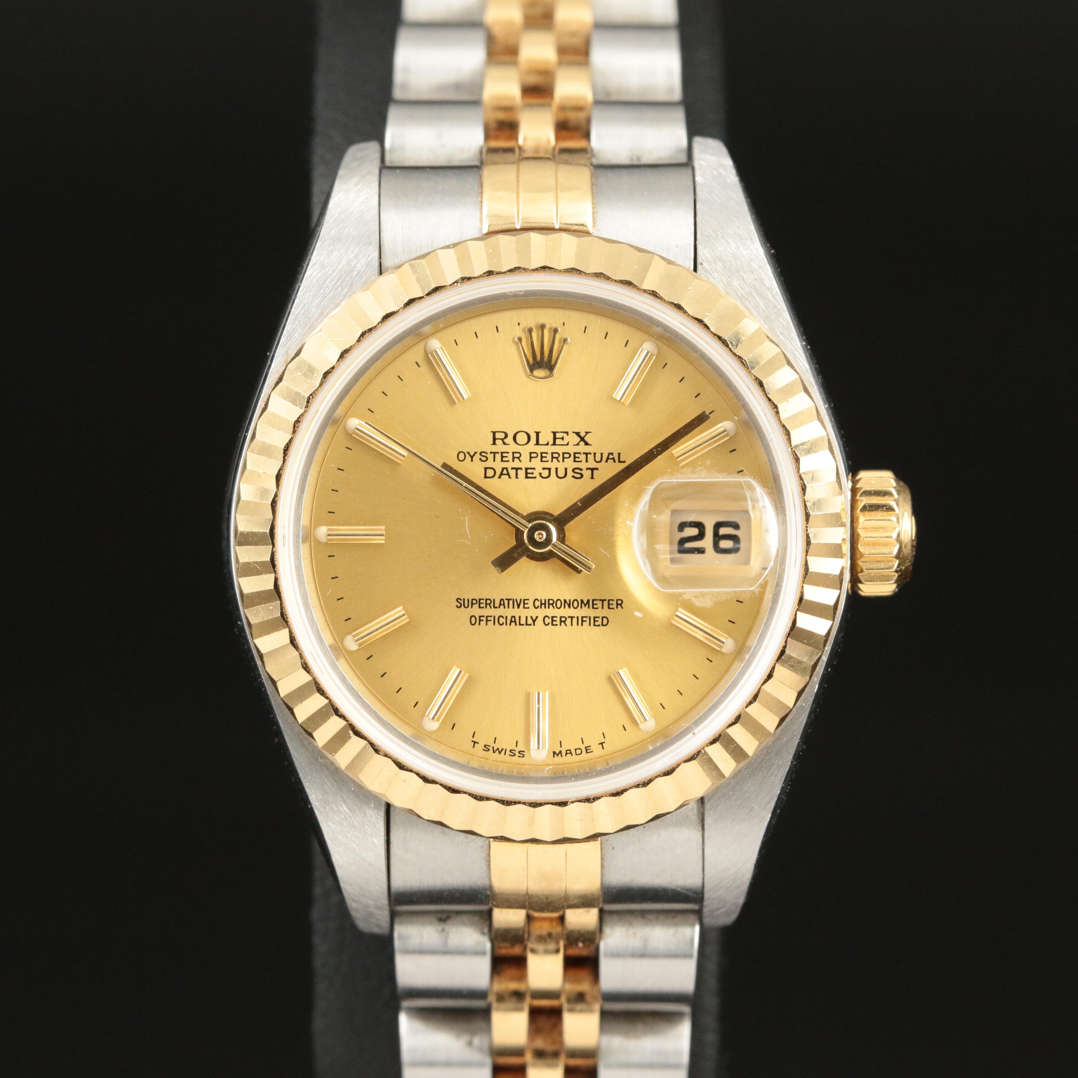 2001 Rolex Oyster Perpetual Datejust Watch
