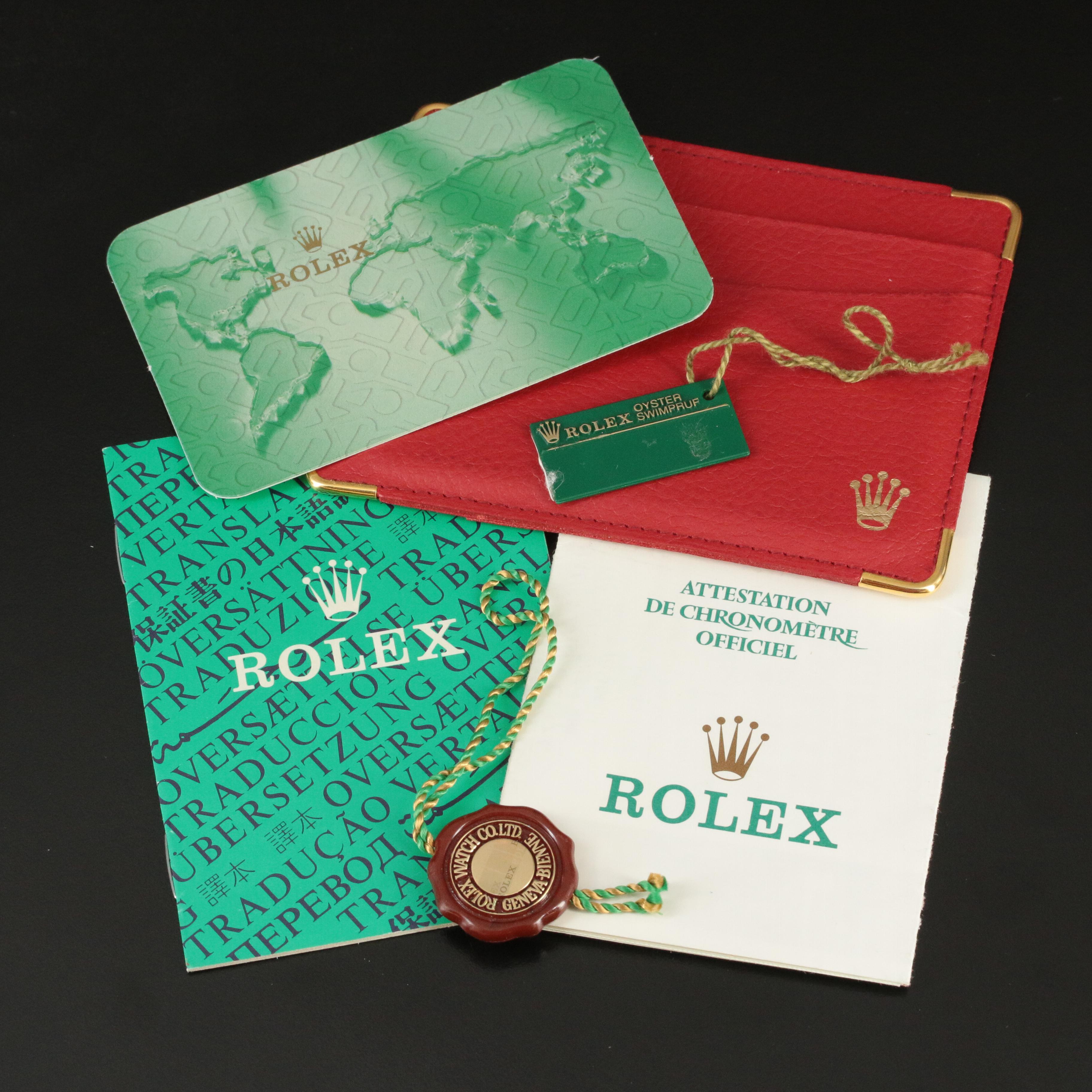 2001 Rolex Oyster Perpetual Datejust Watch