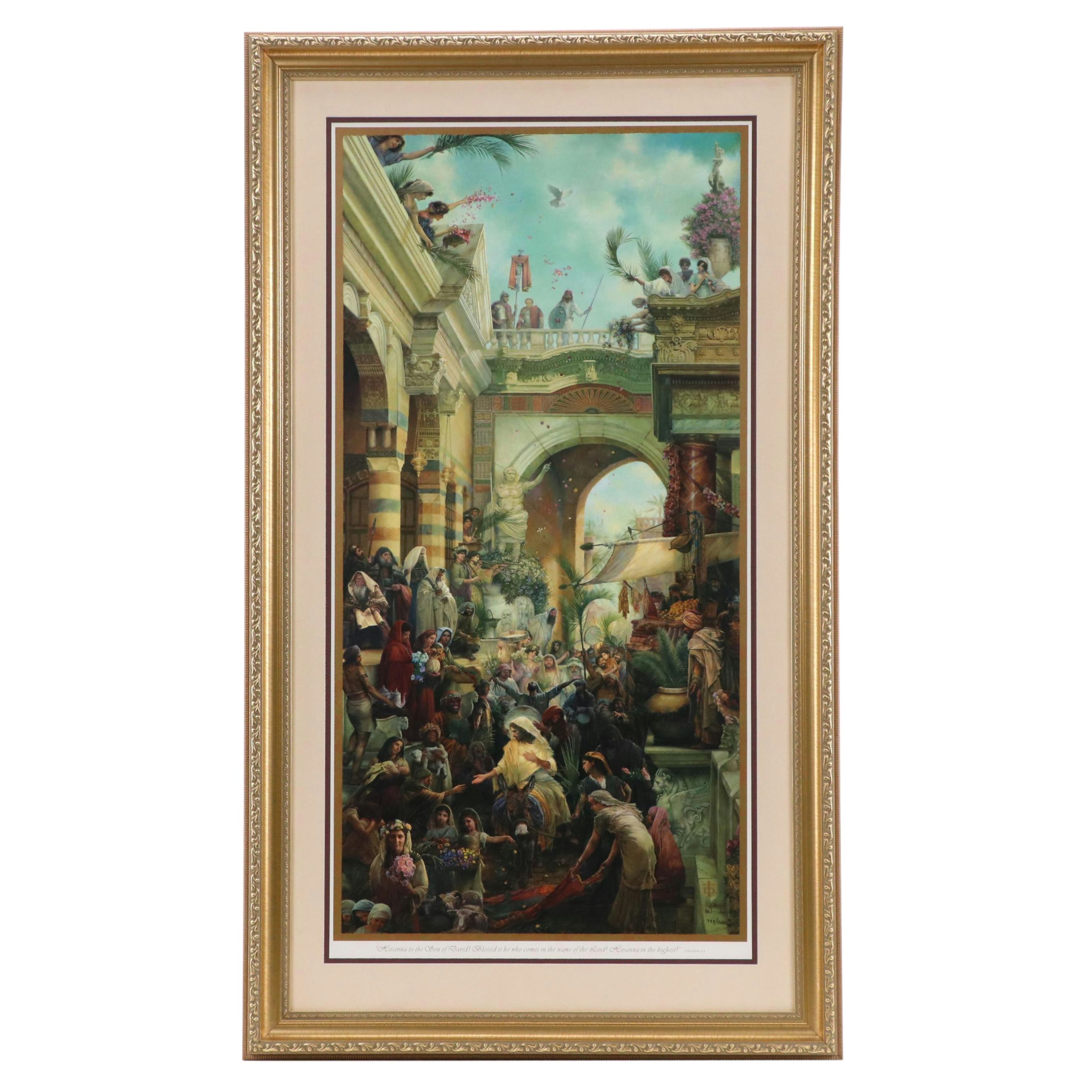 Tom Dubois Offset Lithograph "Hosanna!"