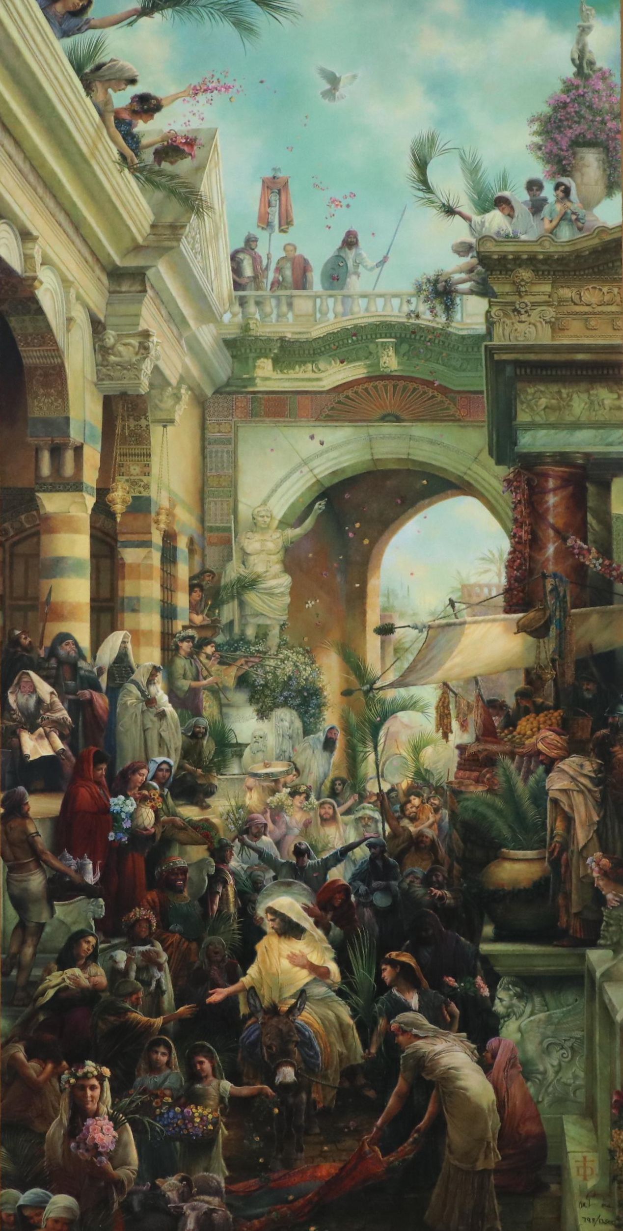 Tom Dubois Offset Lithograph "Hosanna!"