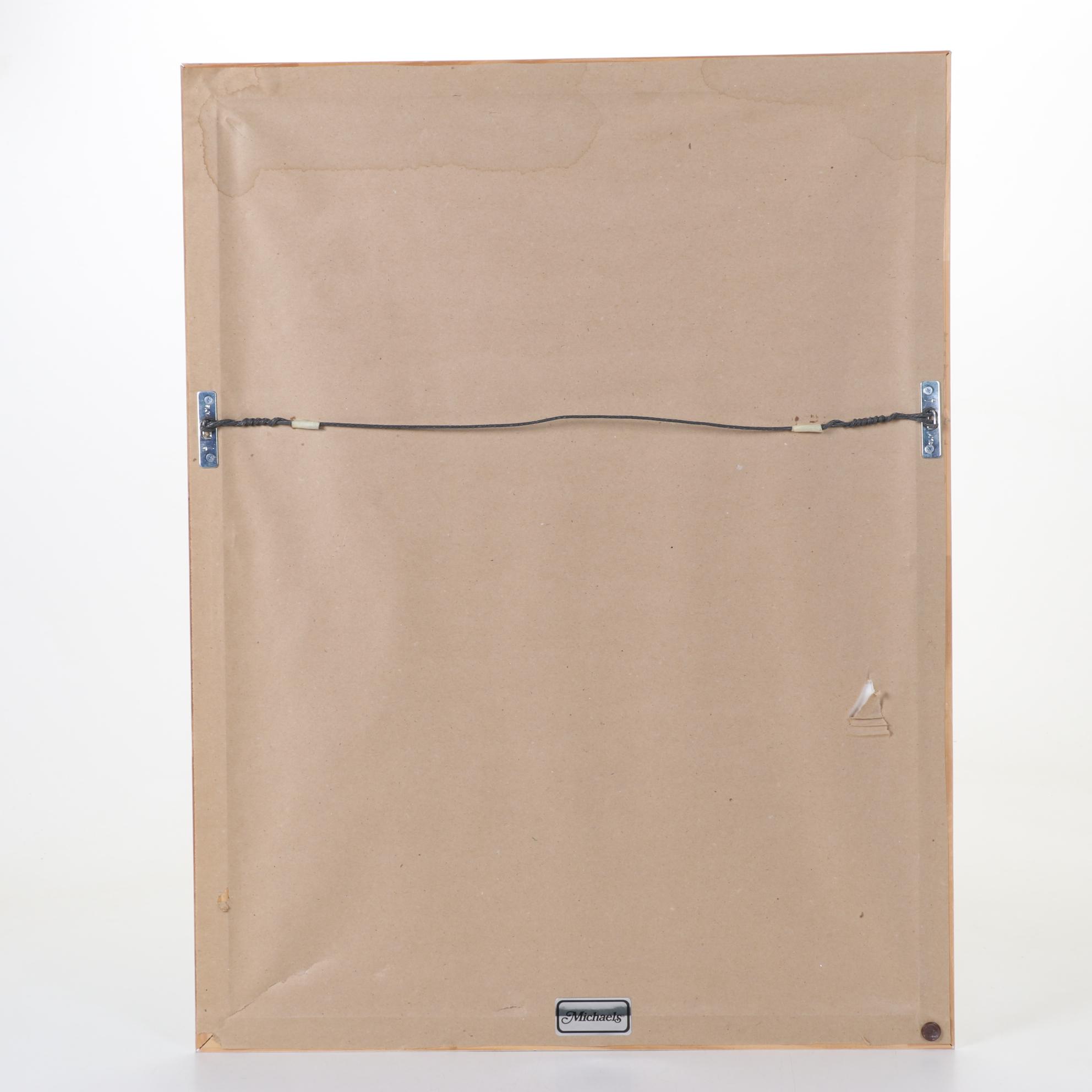 Will Hillenbrand Watercolor Painting Scene From "Down by the Station," 1999