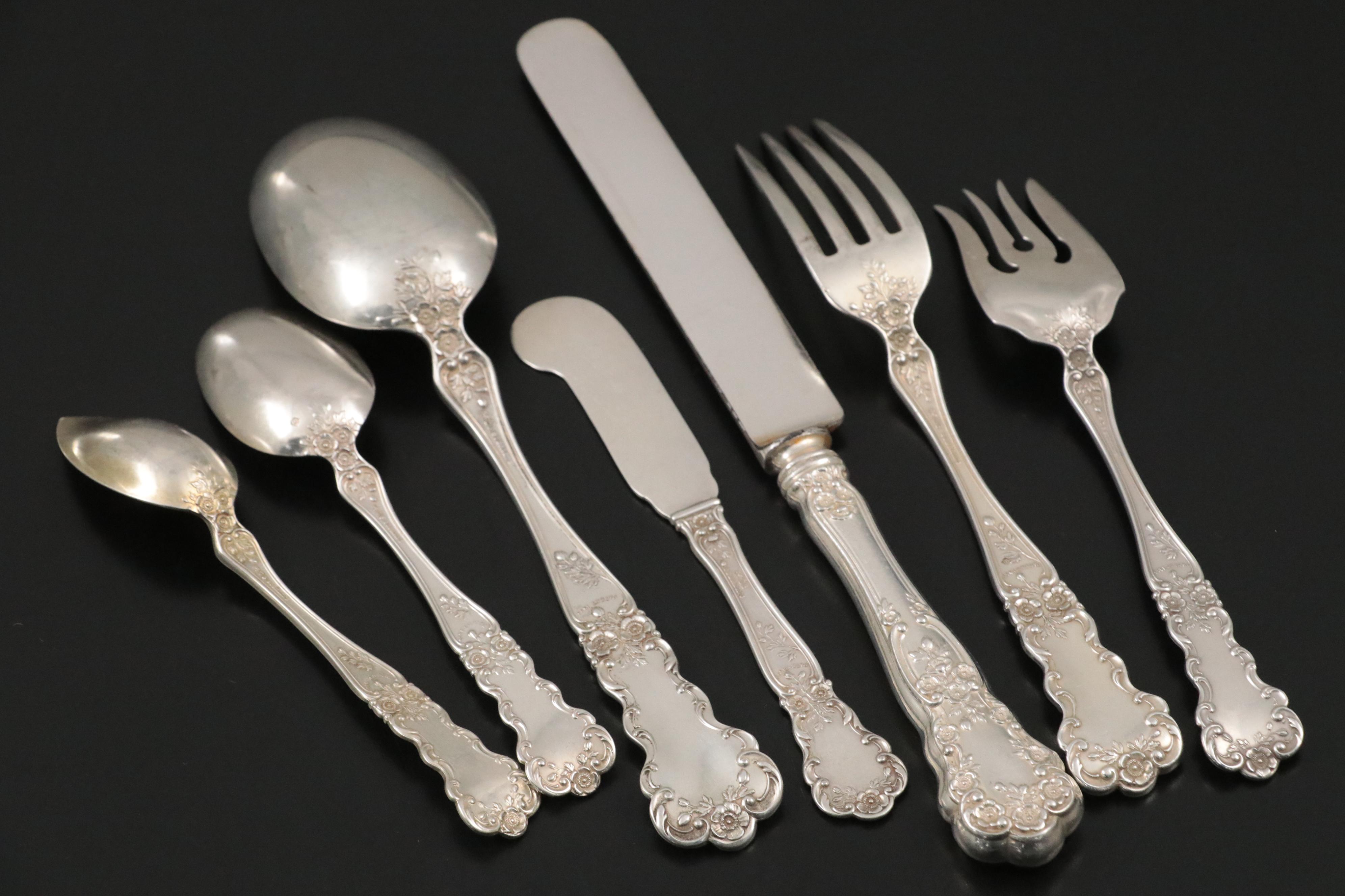 Gorham "Buttercup" Sterling Silver Flatware Set