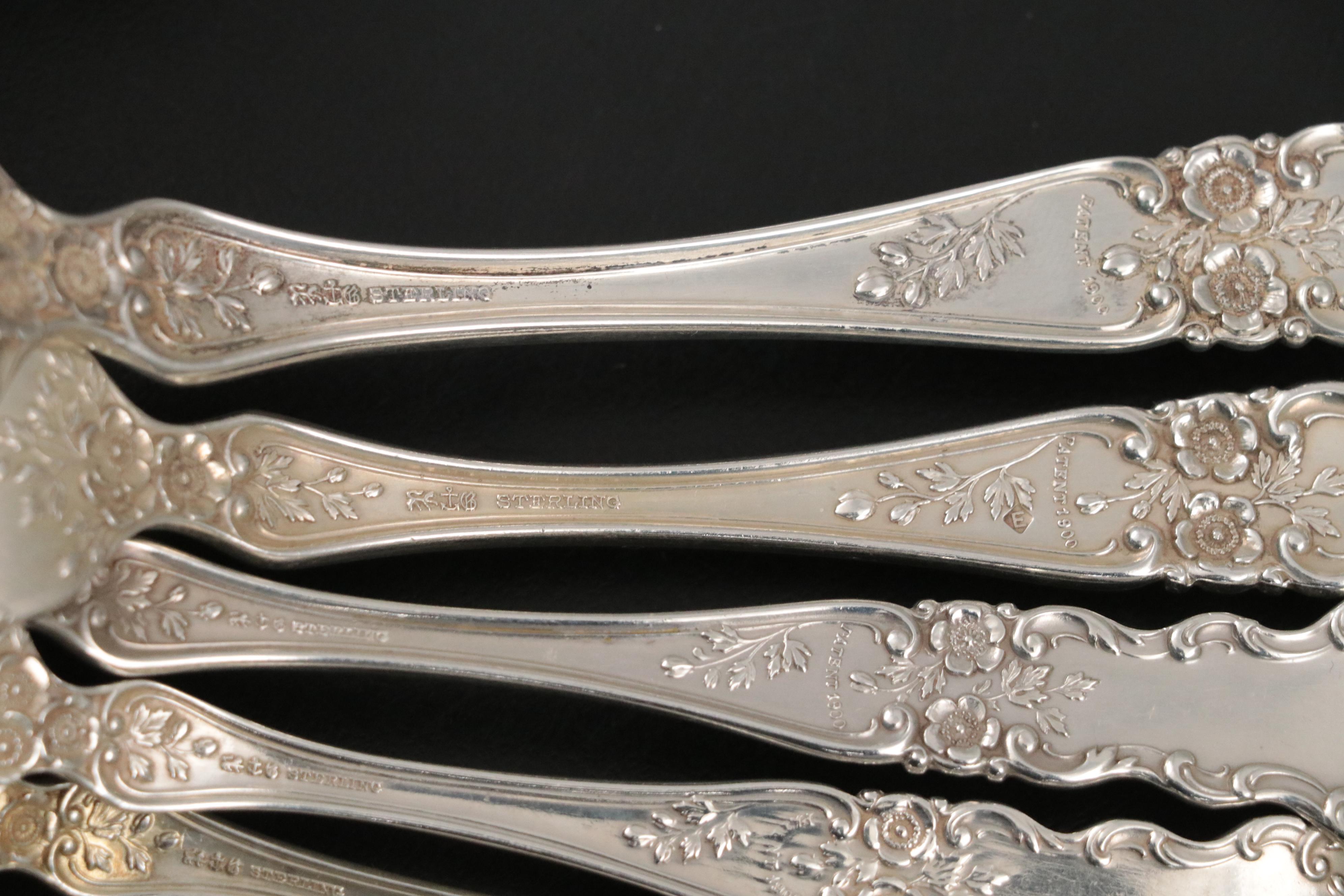 Gorham "Buttercup" Sterling Silver Flatware Set