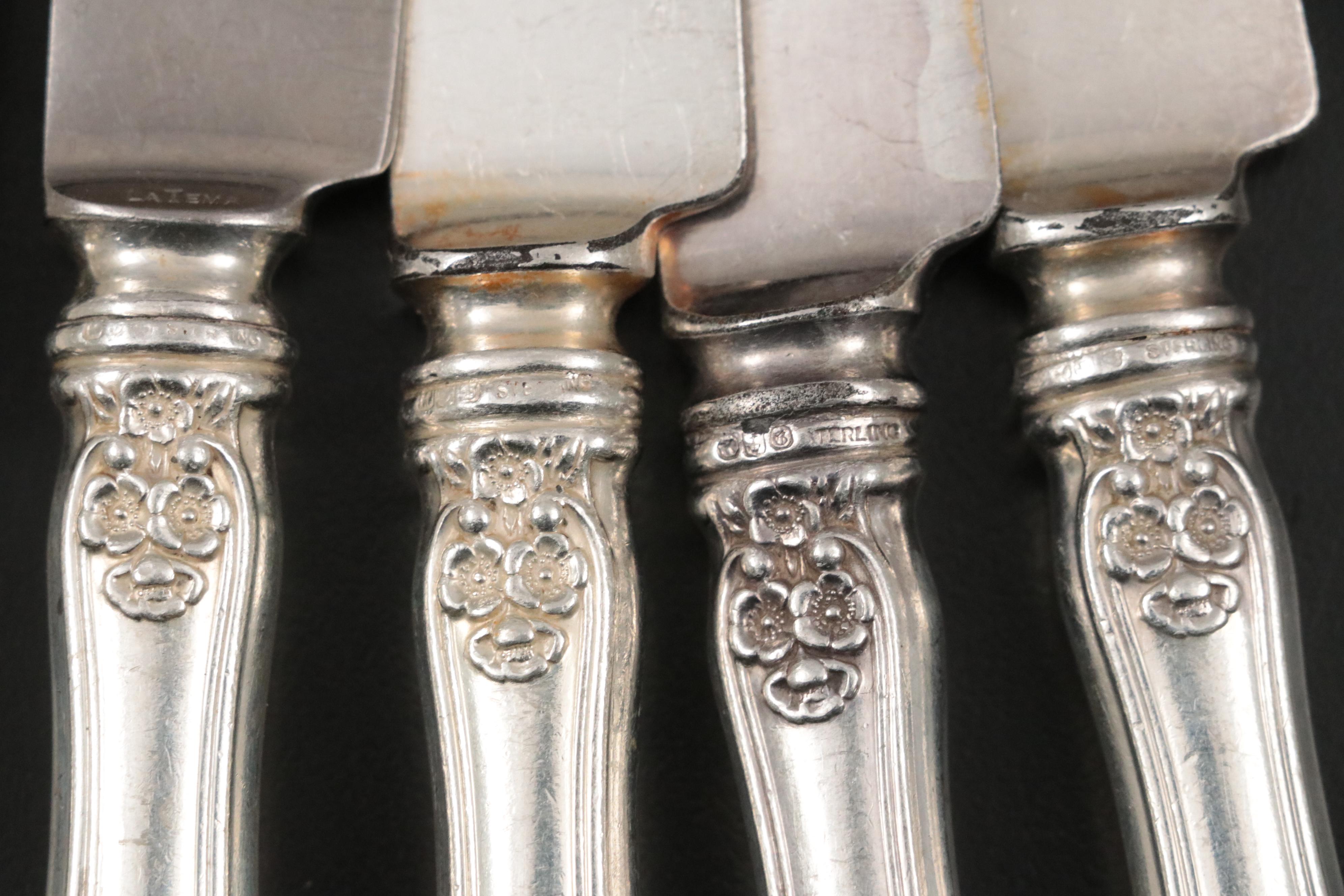 Gorham "Buttercup" Sterling Silver Flatware Set