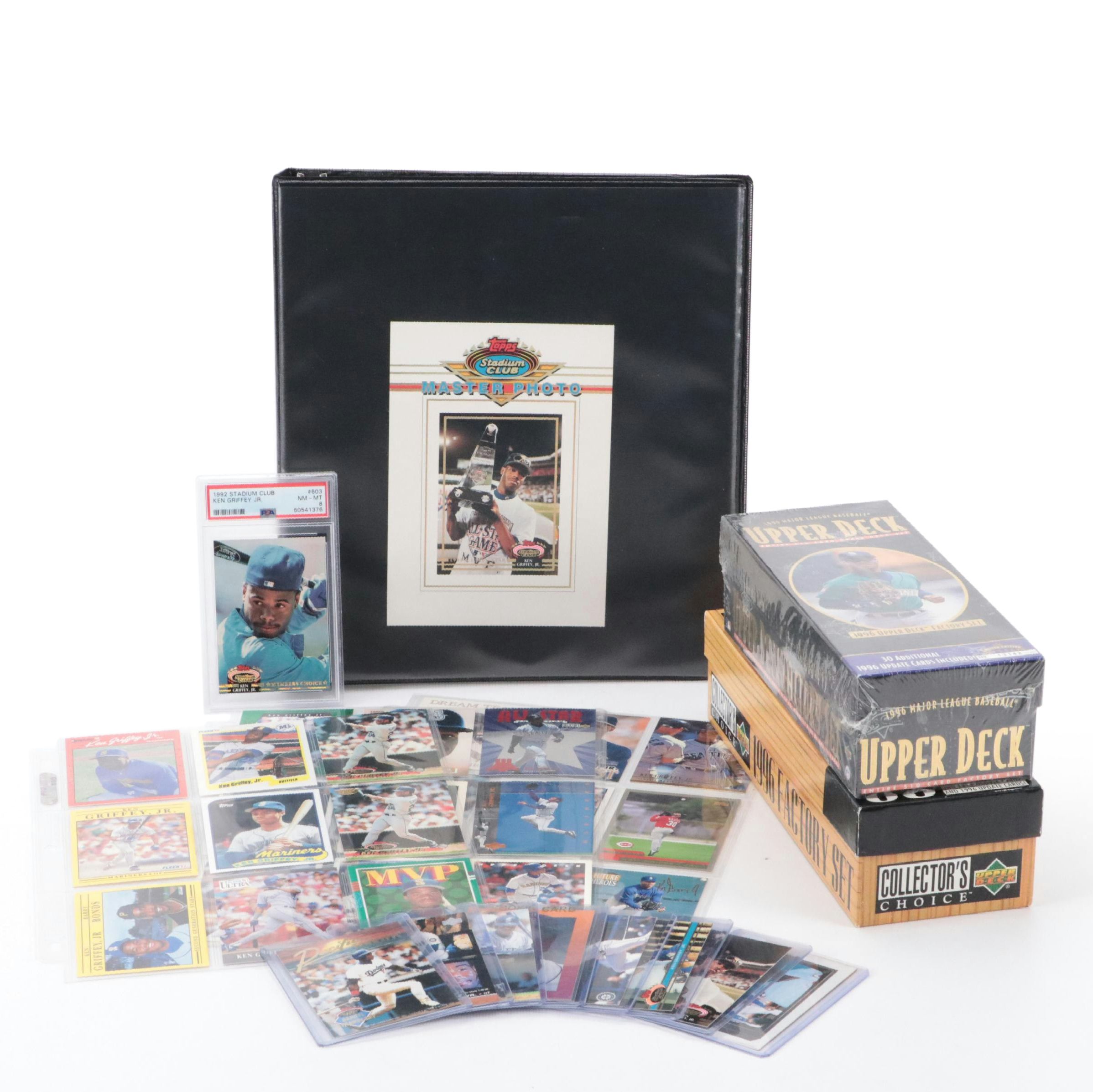 1996 Upper Deck Baseball Sets, With Ken Griffey, PSA Graded, Rookie Cards, More