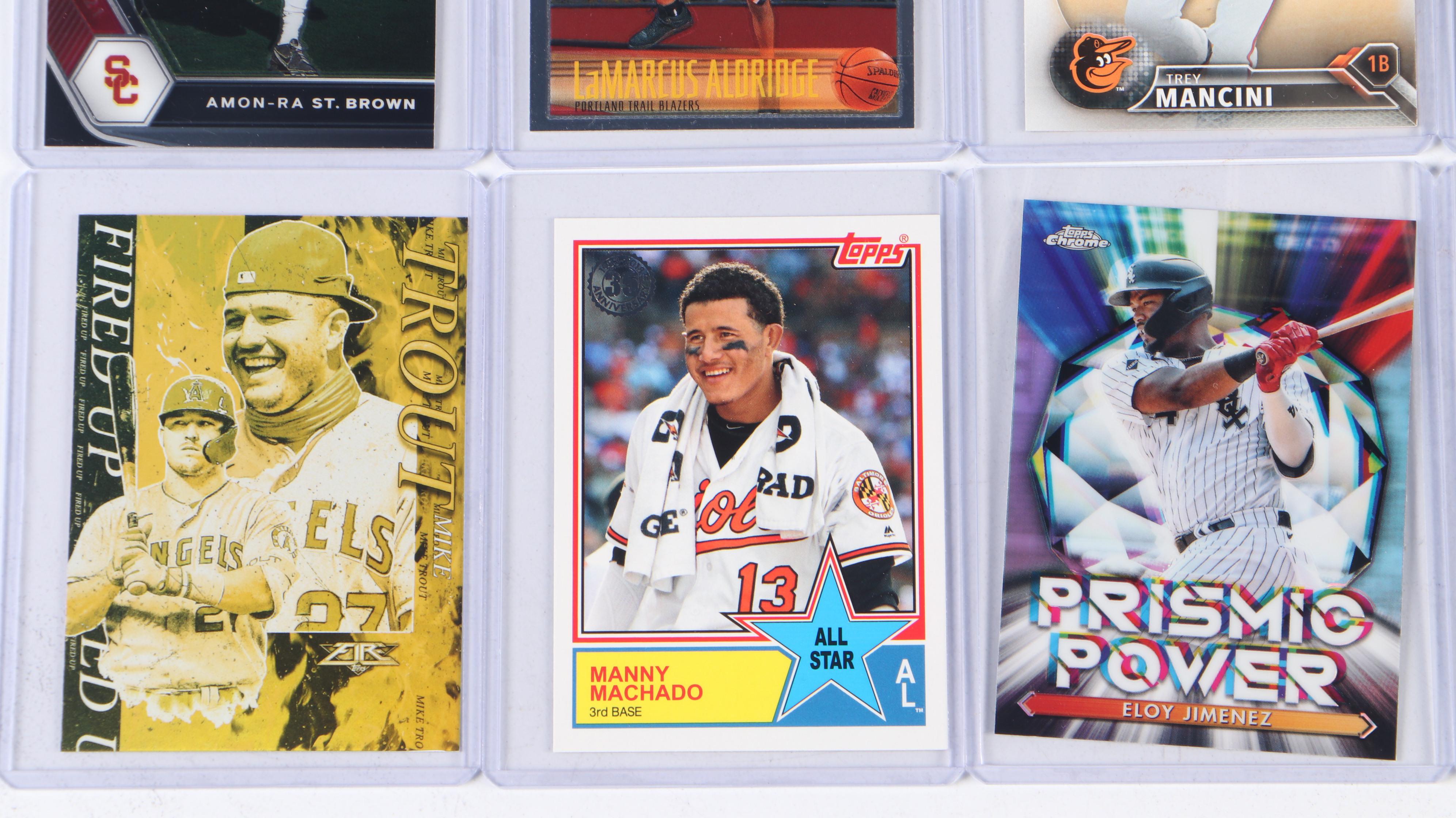 Prizm and Other Sports Cards with Tiger Woods, Michael Jordan, Ken Griffey Jr.
