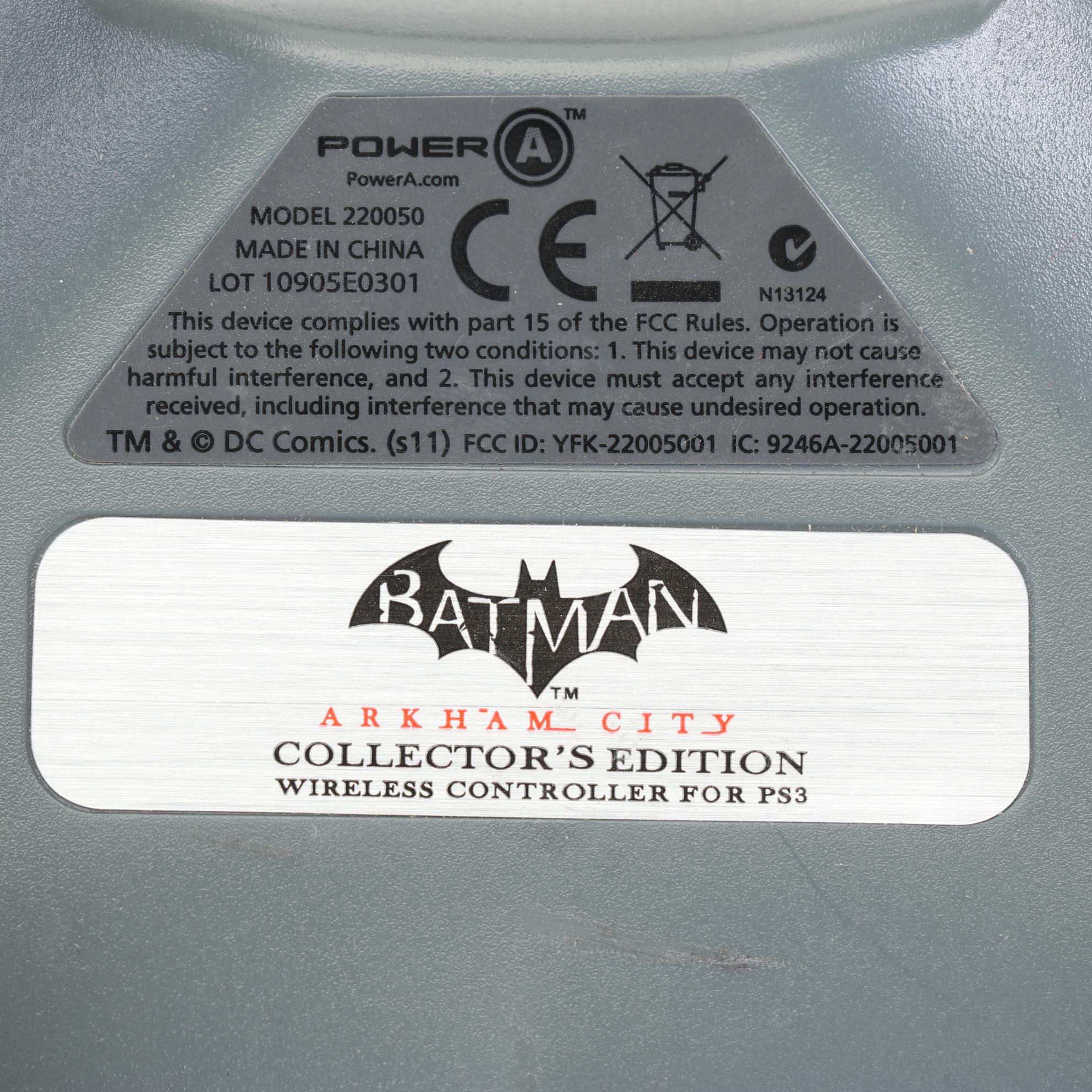 Playstation 2 & 3 With Batman Arkham City Edition Controller & More Controllers