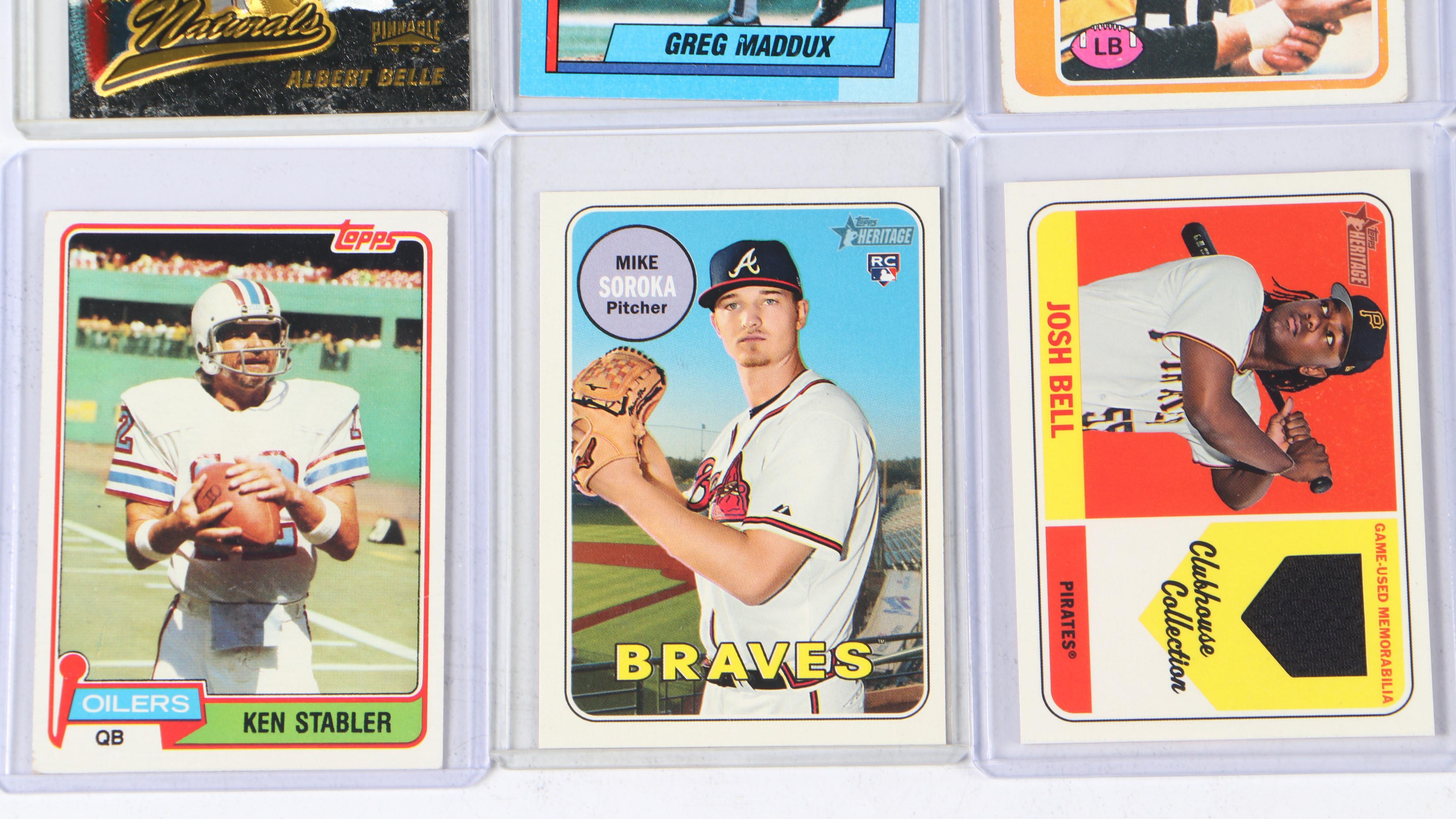 Mosaic and Other Sports Cards with Tiger Woods, Walter Payton, and Bryce Harper
