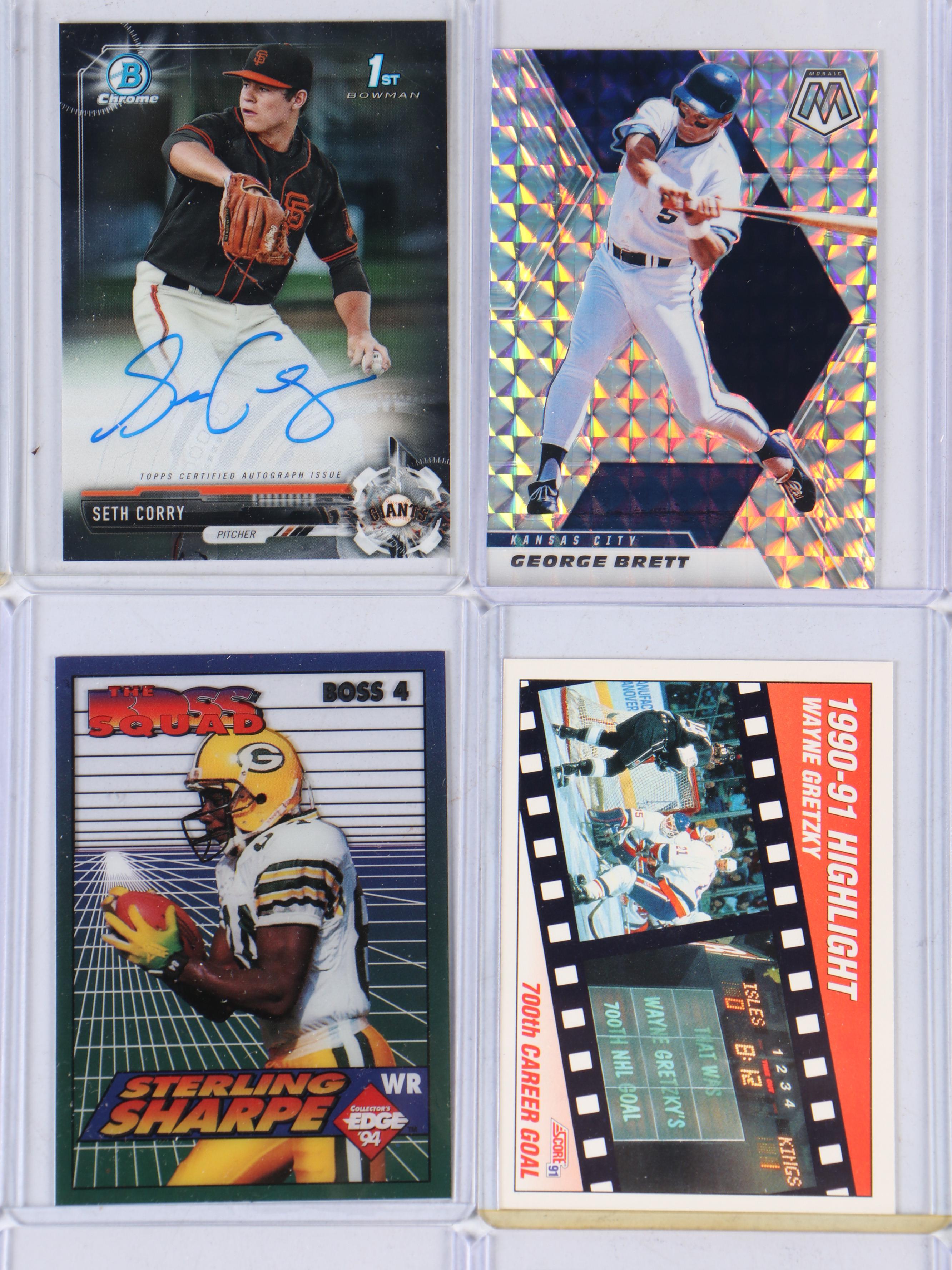 Prizm and Other Sports Cards with Aaron Judge, Ronald Acuna Jr., Cal Ripken Jr.