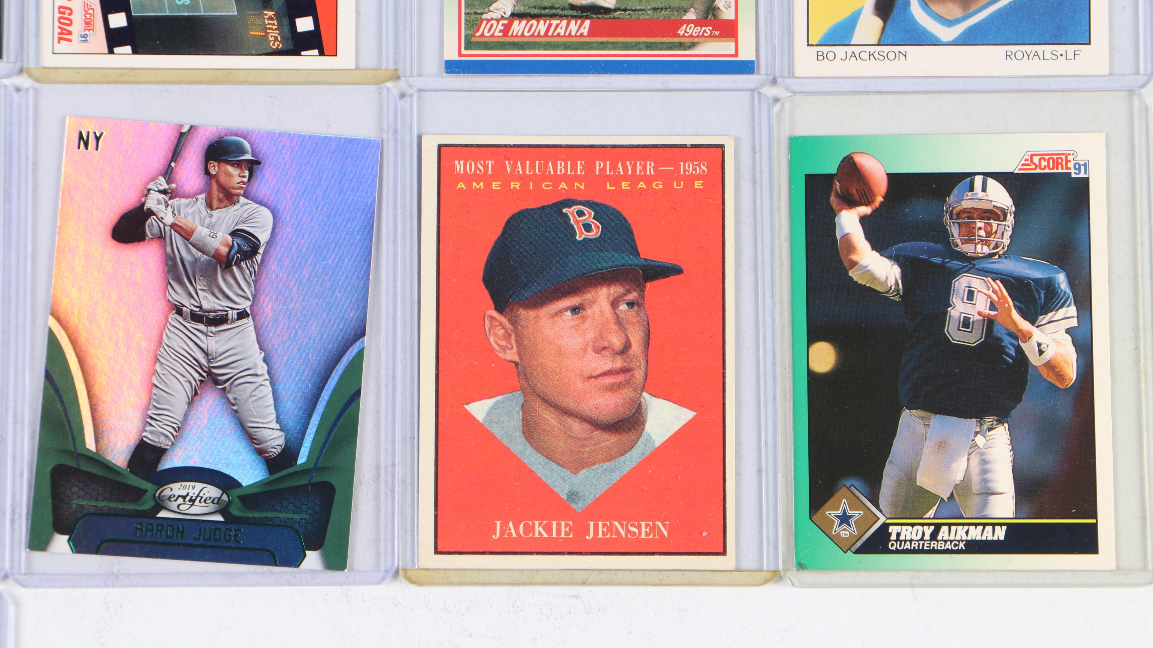 Prizm and Other Sports Cards with Aaron Judge, Ronald Acuna Jr., Cal Ripken Jr.