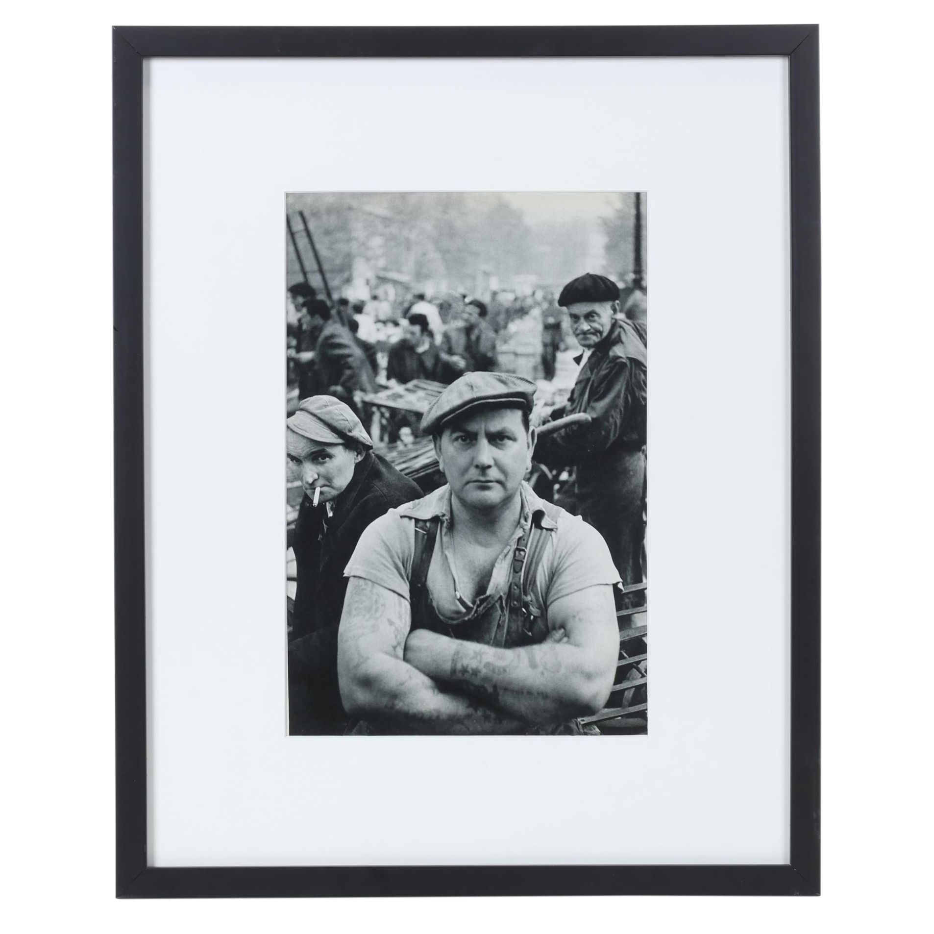 Henri Cartier-Bresson Rotogravure "Paris" From "The Europeans," 1955